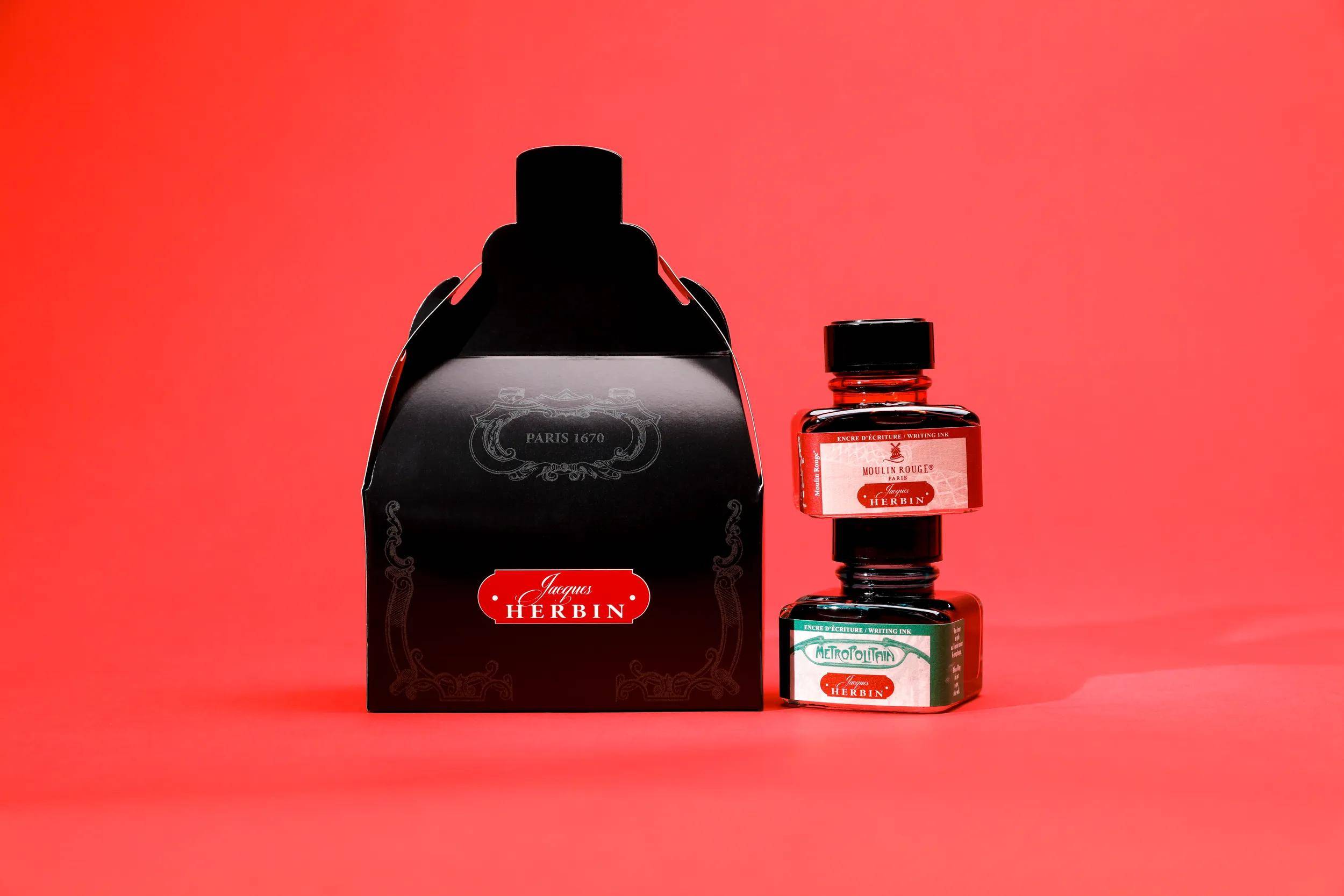 Jacques Herbin 5 Geschenkboxen 2 Flakons 30ml JH 23T