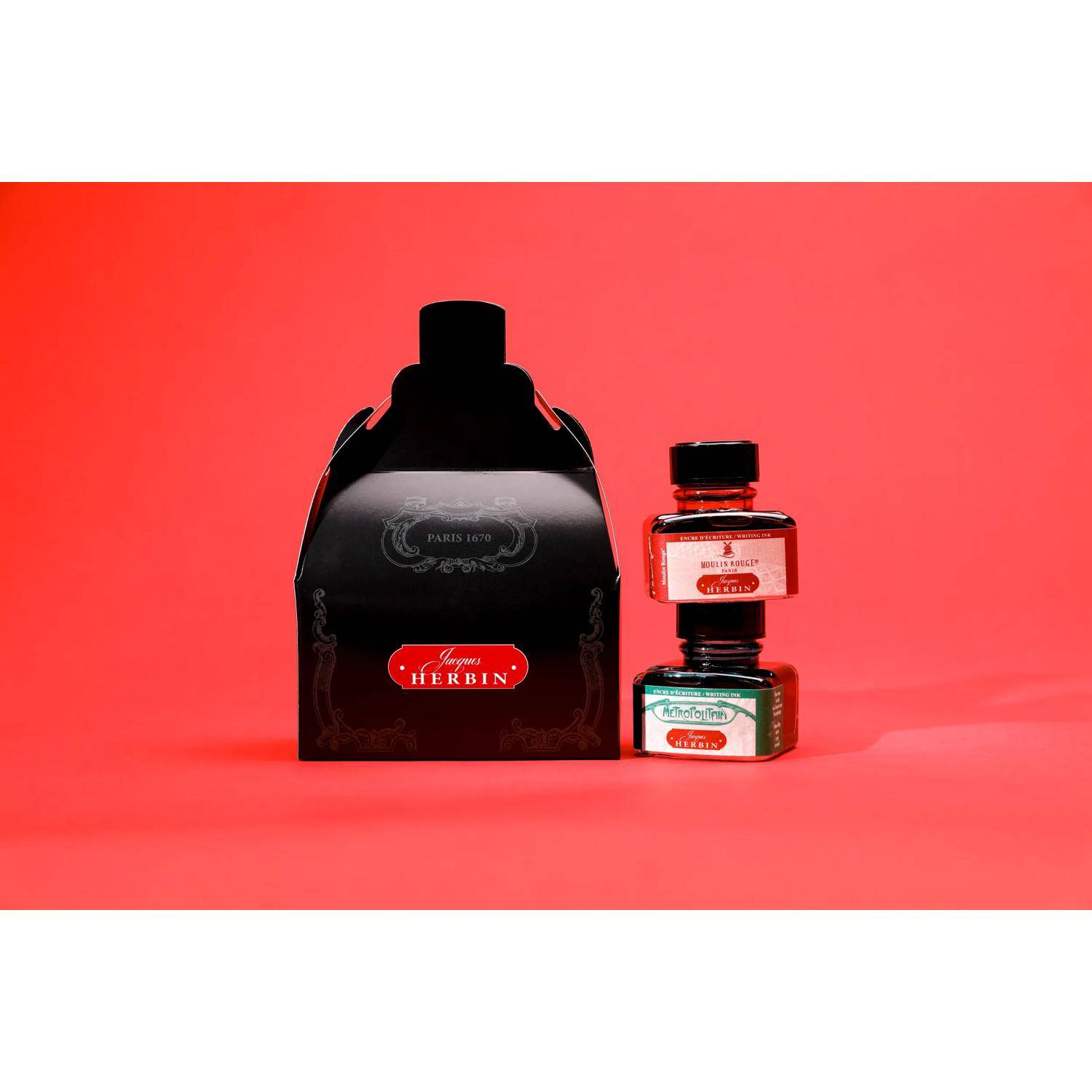 Jacques Herbin 5 Geschenkboxen 2 Flakons 30ml JH 23T