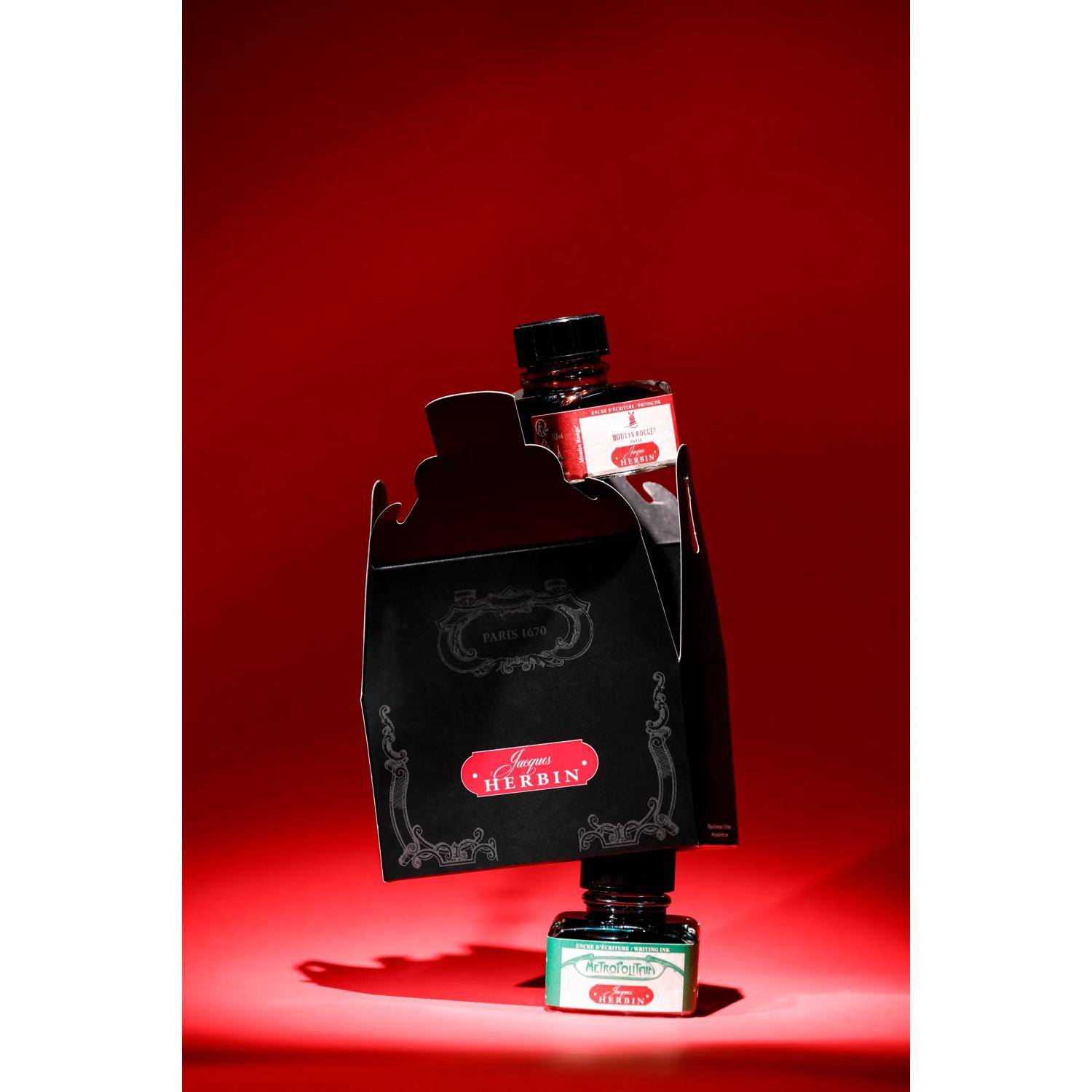 Jacques Herbin 5 Geschenkboxen 2 Flakons 30ml JH 23T