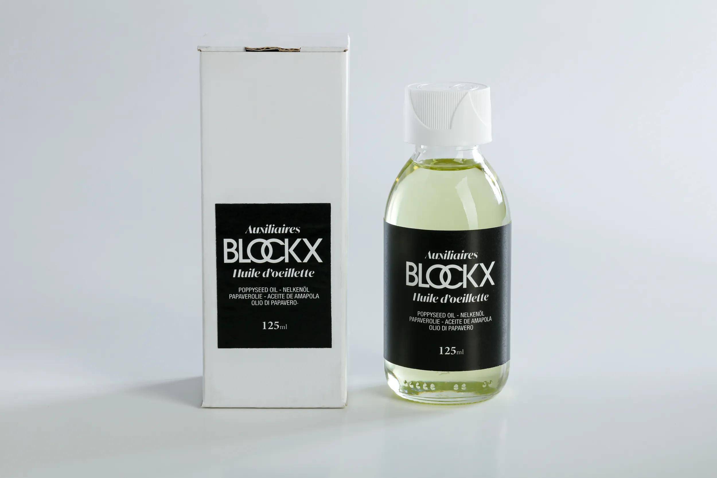 Blockx Gereinigtes Mohnöl 125ml Glasflasche 30519BXC
