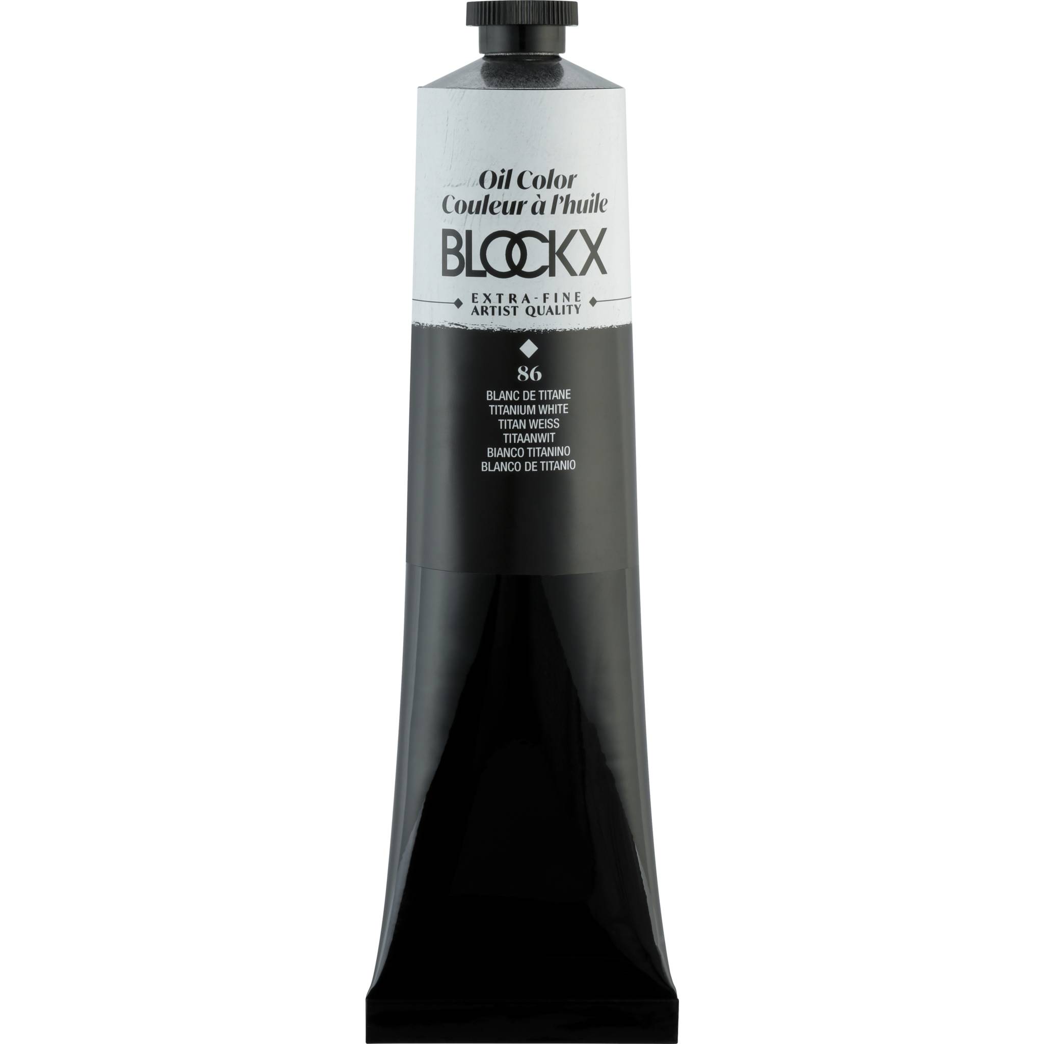 Blockx Ölfarbe, Titanweiß - Tube 200ml - Titanweiß 216086BXC