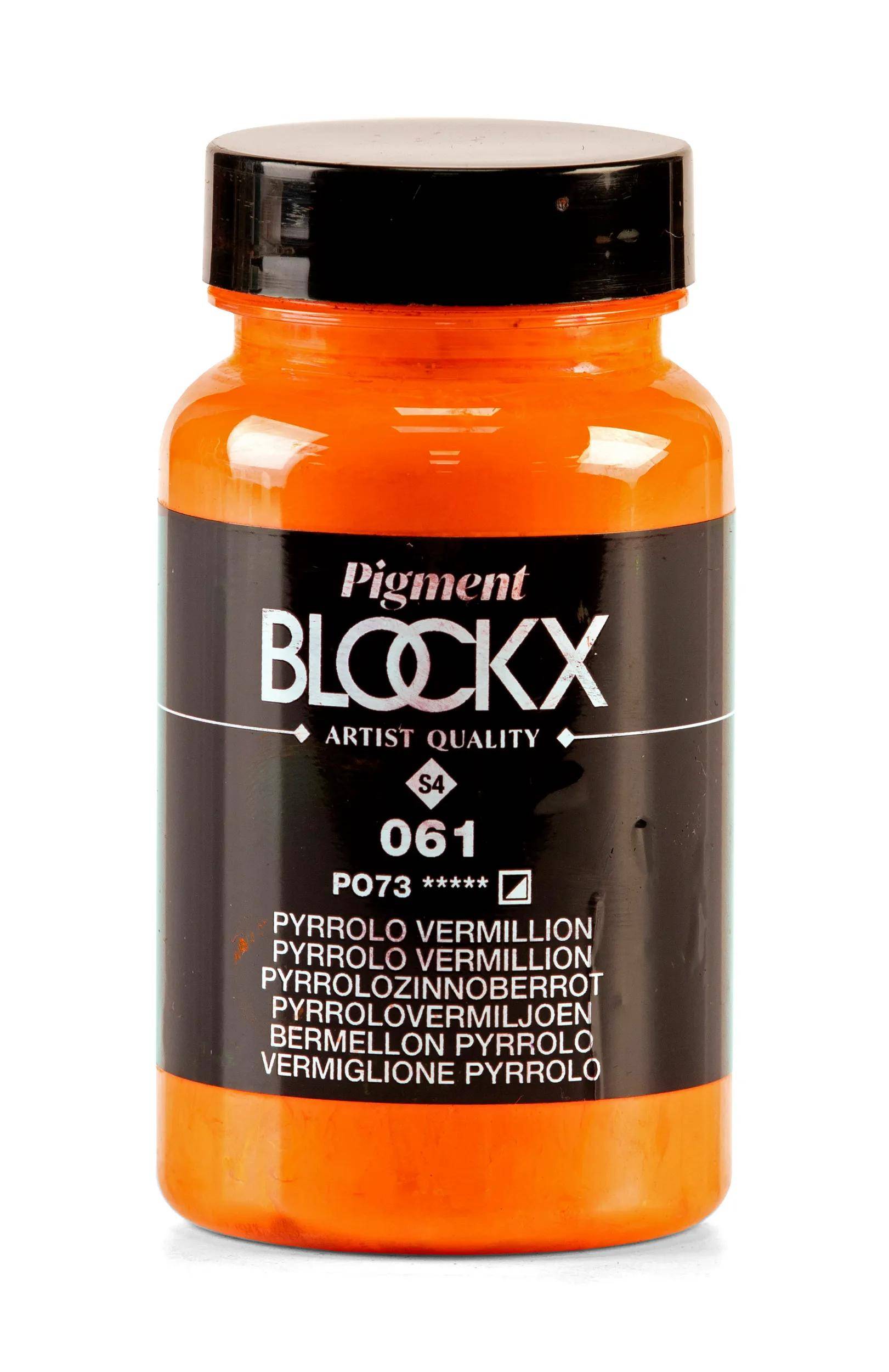 Blockx Pigment Pyrrolozinnoberrot 100ml / 30g 51061BXC