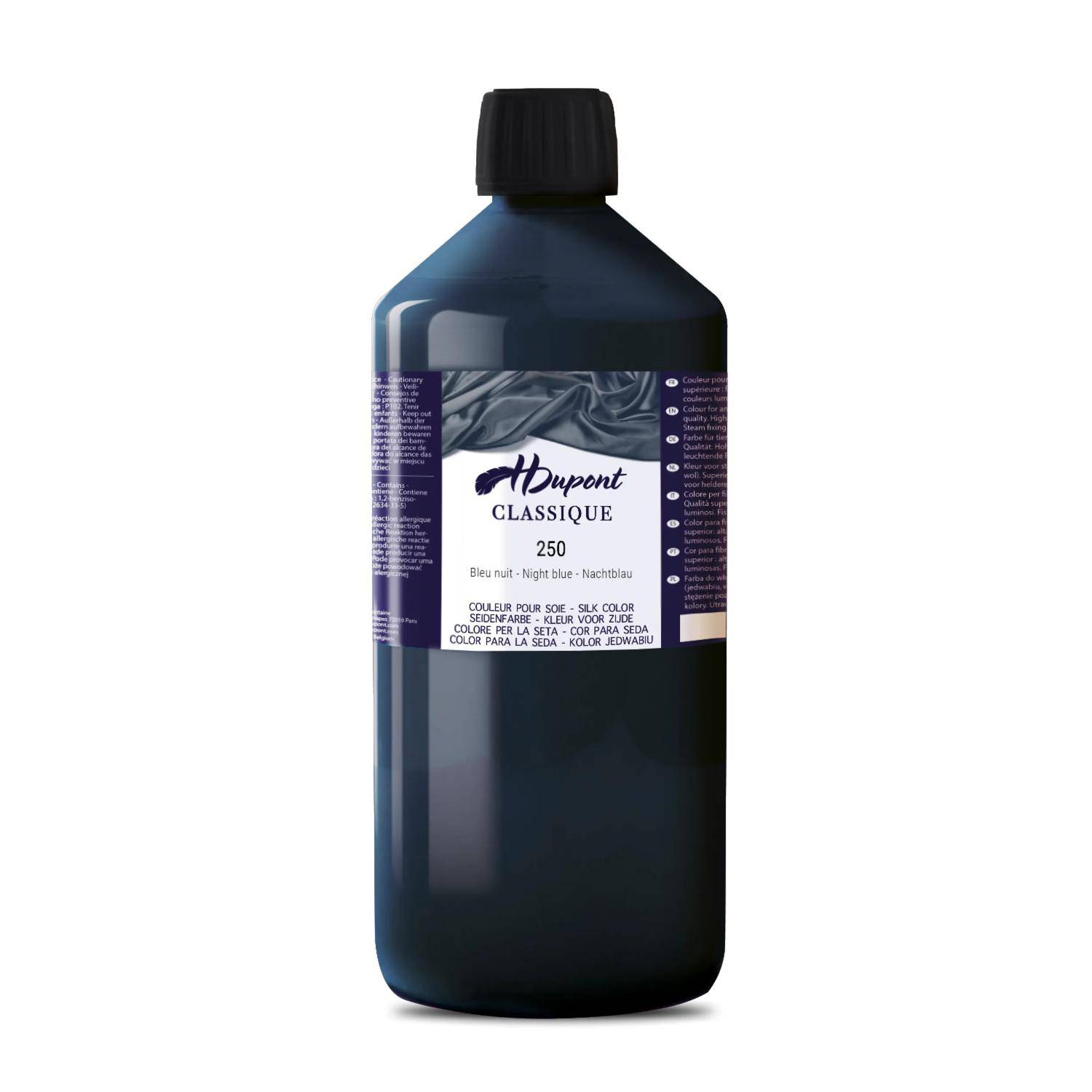 H Dupont classique 1L, Seidenmalfarbe, Nachtblau Mitternachtsblau DU0601000250C