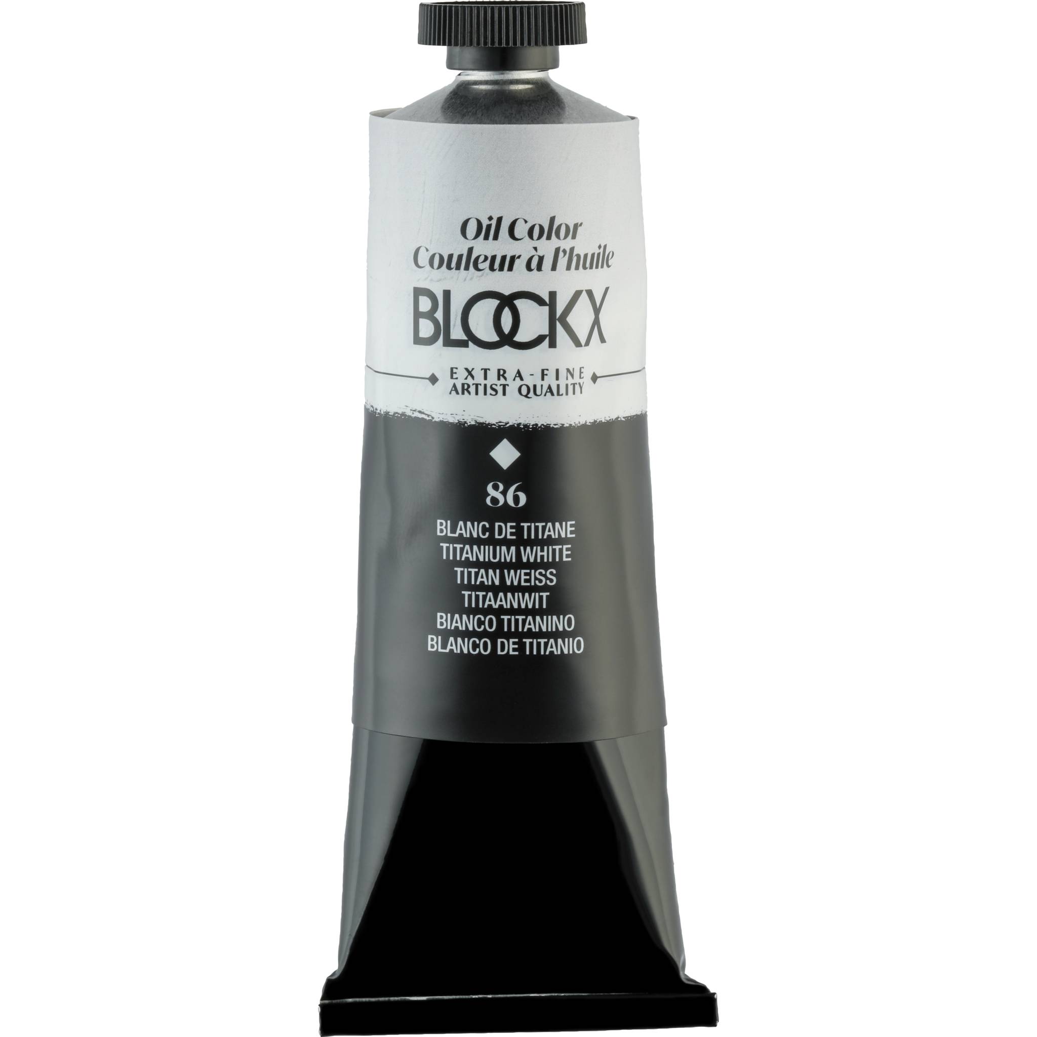 Blockx Ölfarbe, Titanweiß - Tube 60ml - Titanweiß 214086BXC