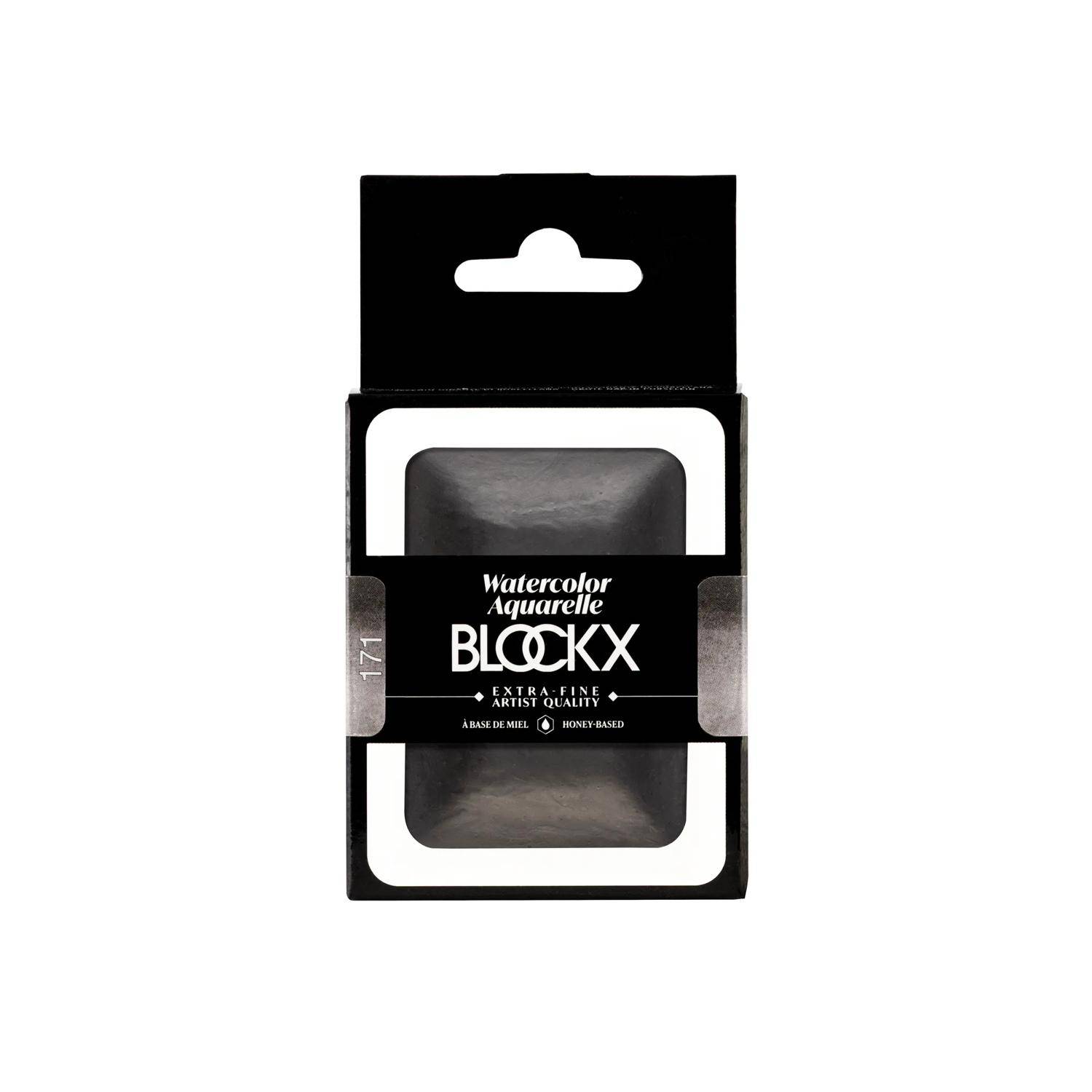Blockx Aquarellfarbe, Großer Napf 18ml Elfenbeinschwarz 45171BXC