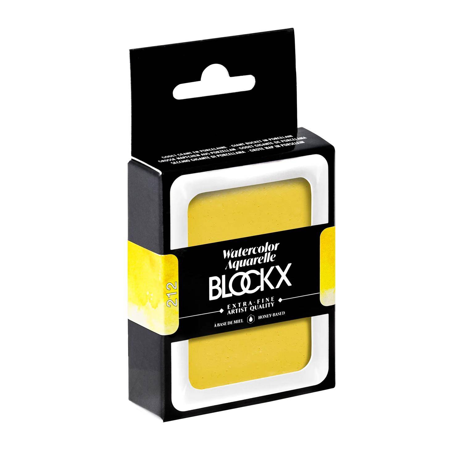Blockx Aquarellfarbe, Blockx Gelb - Großer Napf 18ml - Blockx Gelb 45212BXC
