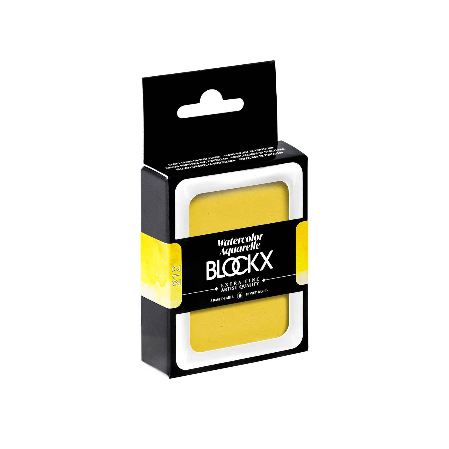 Blockx Aquarellfarbe, Blockx Gelb - Großer Napf 18ml - Blockx Gelb 45212BXC