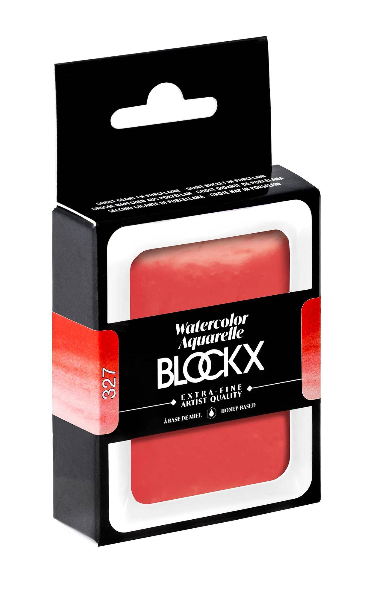 Blockx Aquarellfarbe, Blockx Rot - Großer Napf 18ml - Rot Blockx 45327BXC