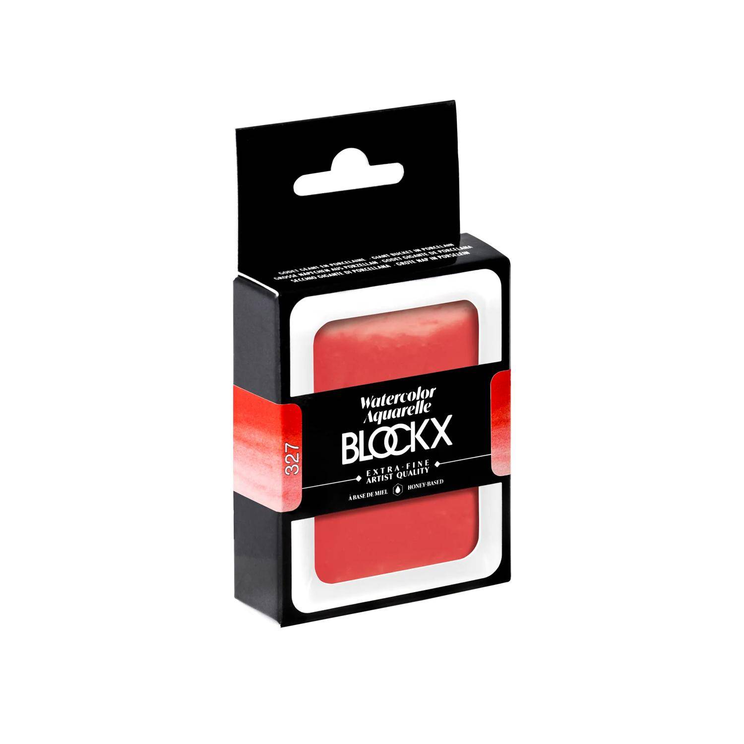 Blockx Aquarellfarbe, Blockx Rot - Großer Napf 18ml - Rot Blockx 45327BXC