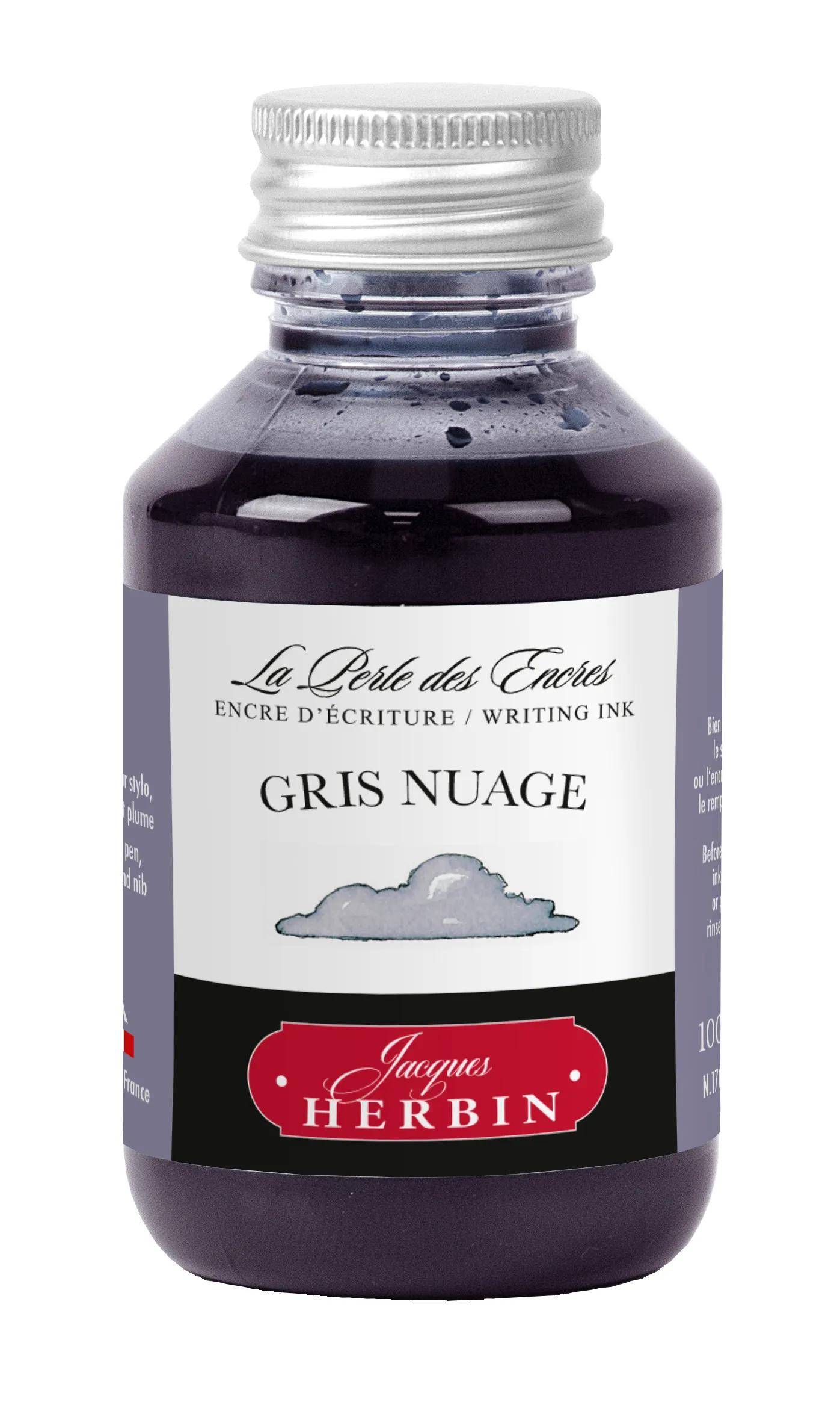 Jacques Herbin Tinte Georges&Co in PET Flakon 100ml - Grau 17008T