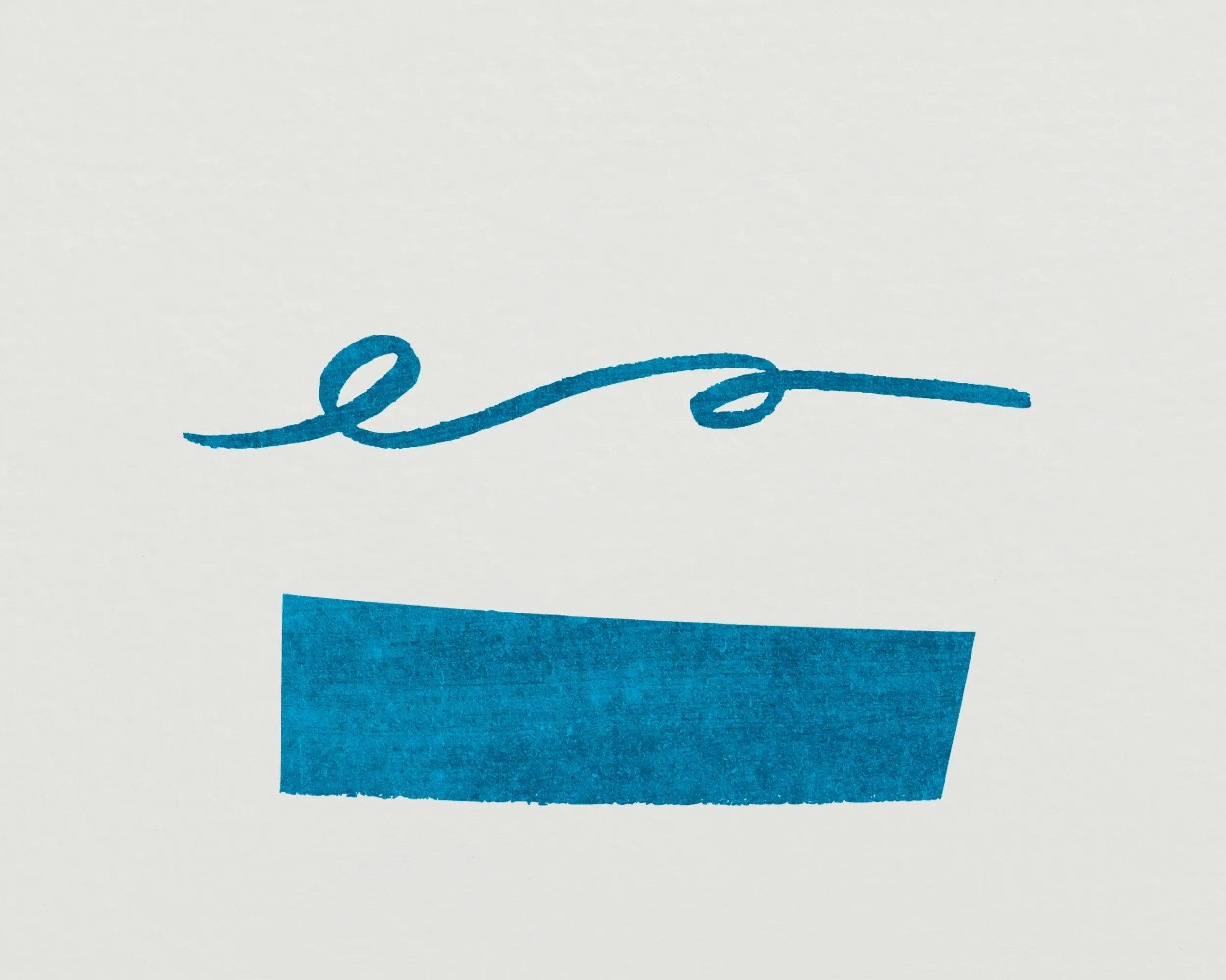 Jacques Herbin Tinte Georges&Co in PET Flakon 100ml - Türkisblau 17014T