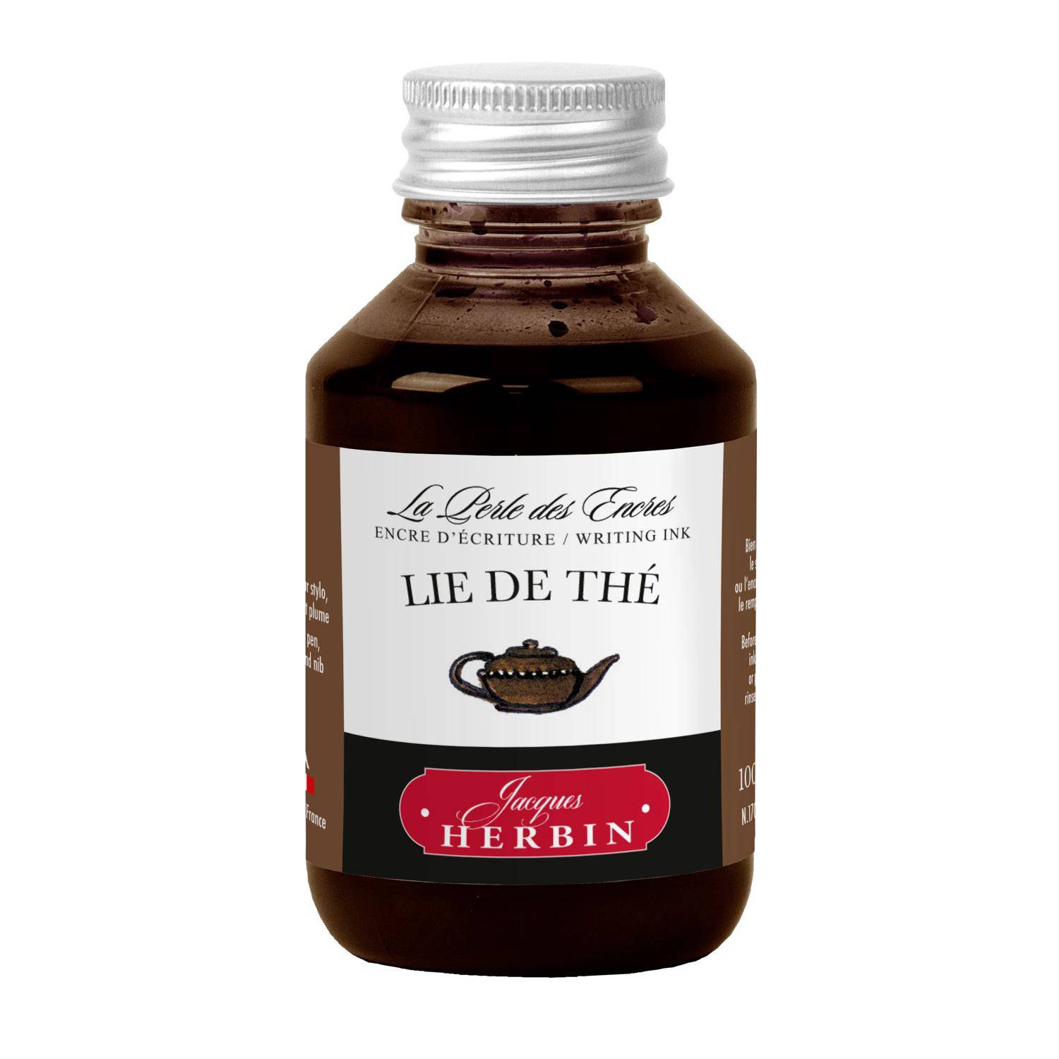 Jacques Herbin Tinte Georges&Co in PET Flakon 100ml - Teebraun 17044T