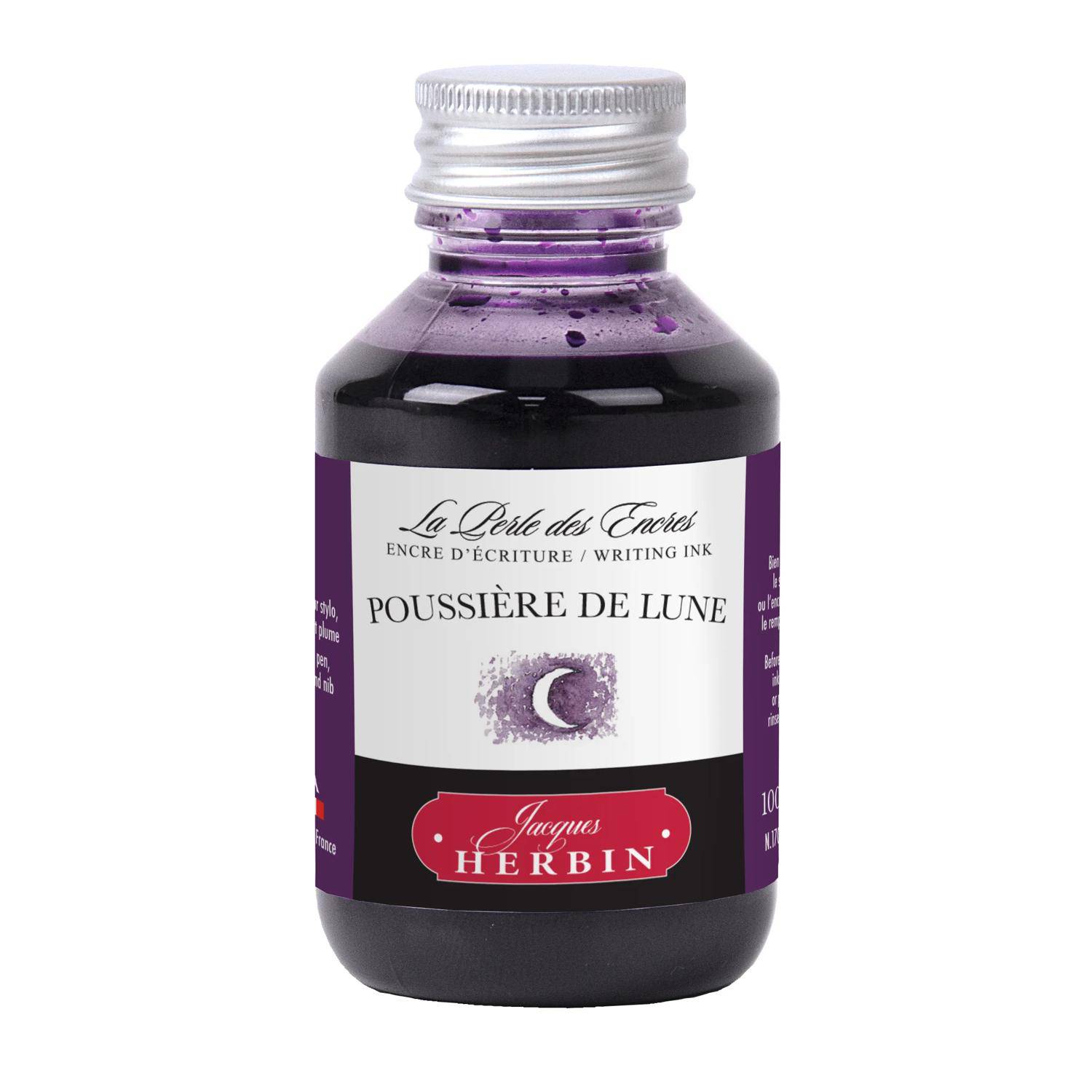 Jacques Herbin Tinte Georges&Co in PET Flakon 100ml - Mondstaubviolett 17048T