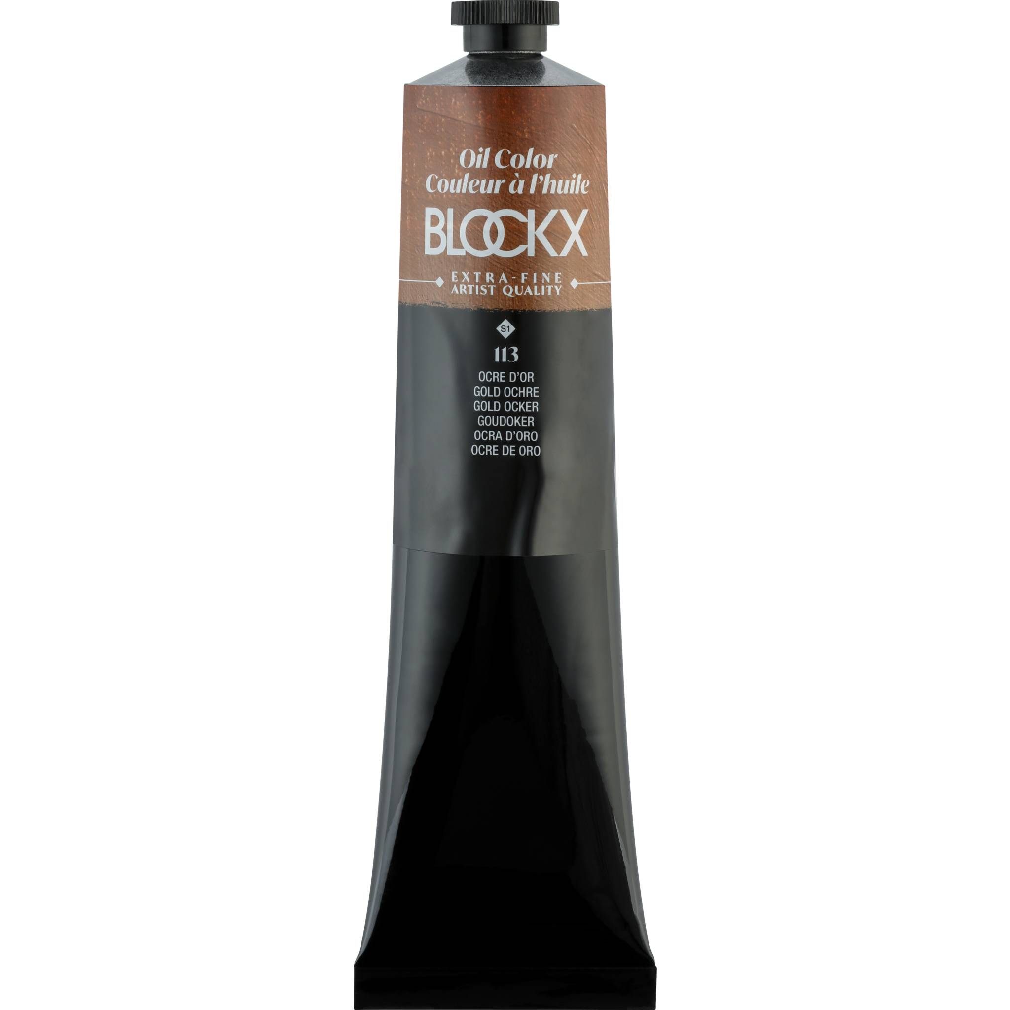 Blockx Ölfarbe, Ockergold - Tube 200ml - Ockergold| 216113BXC