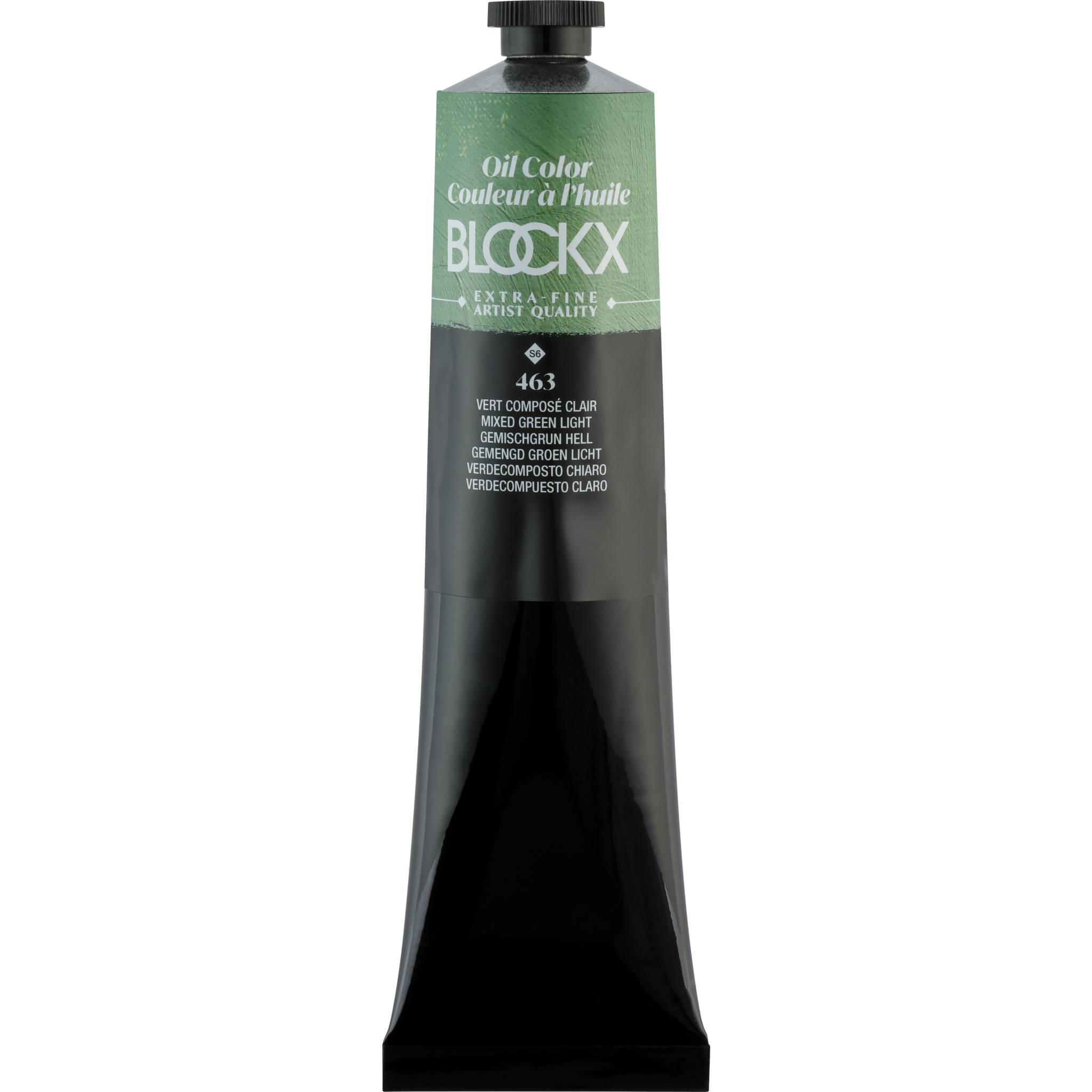 Blockx Ölfarbe, Hellgrün - Tube 200ml - Gemischtgrün hell 216463BXC
