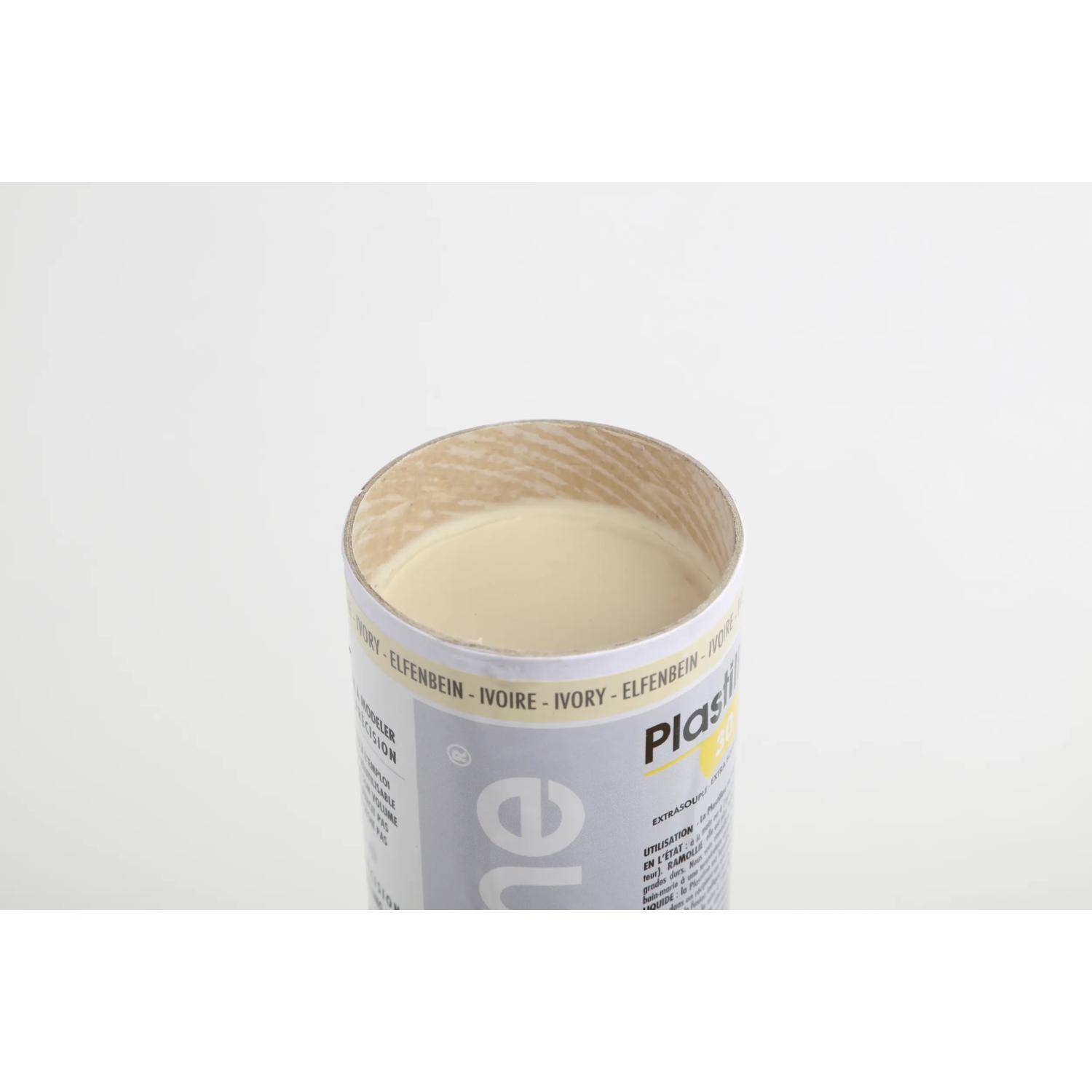 Plastiline 1kg, Härtegrad 30 (extraweich), Rohrverpackung Elfenbein 1130T