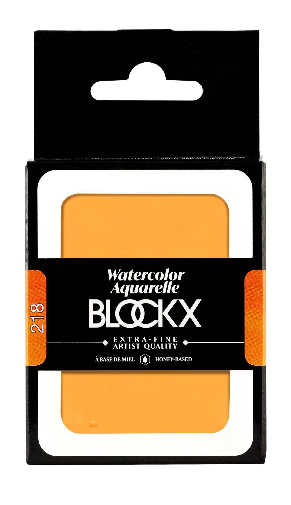 Blockx Aquarellfarbe, Permanentorange Großer Napf 18ml Permanentorange 45218BXC
