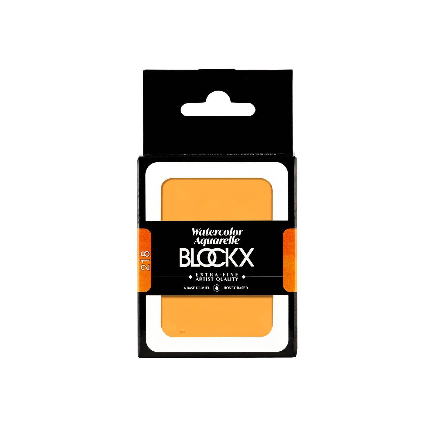 Blockx Aquarellfarbe, Permanentorange Großer Napf 18ml Permanentorange 45218BXC