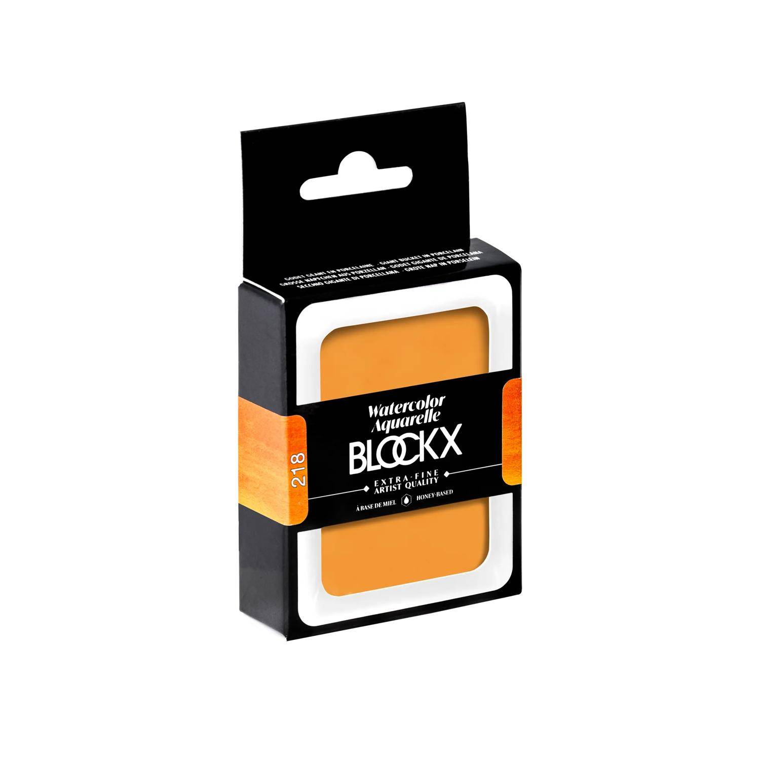 Blockx Aquarellfarbe, Permanentorange Großer Napf 18ml Permanentorange 45218BXC