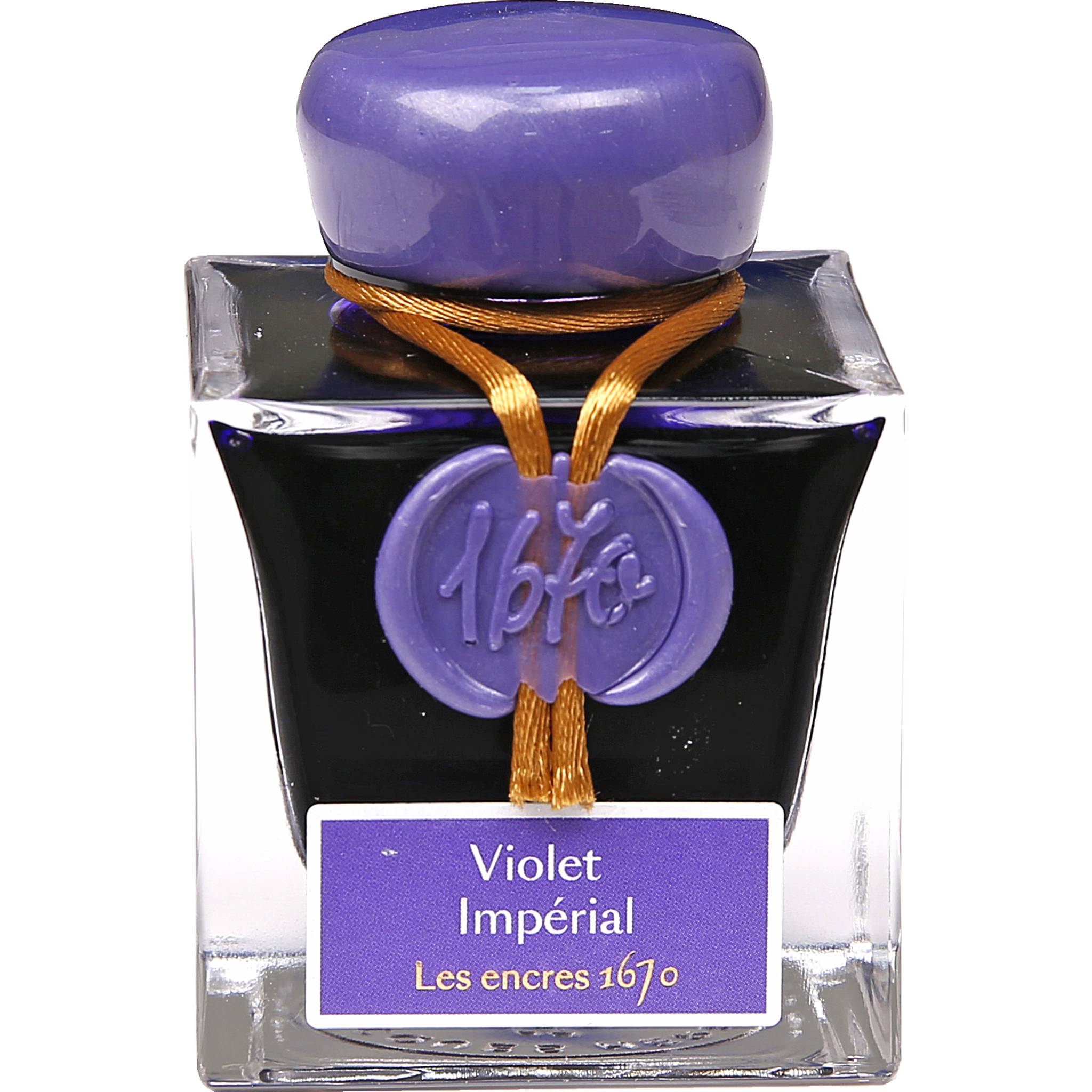 Jacques Herbin Tinte 1670 Violet Impérial, Flakon 50ml - Violet Impérial 15076JT