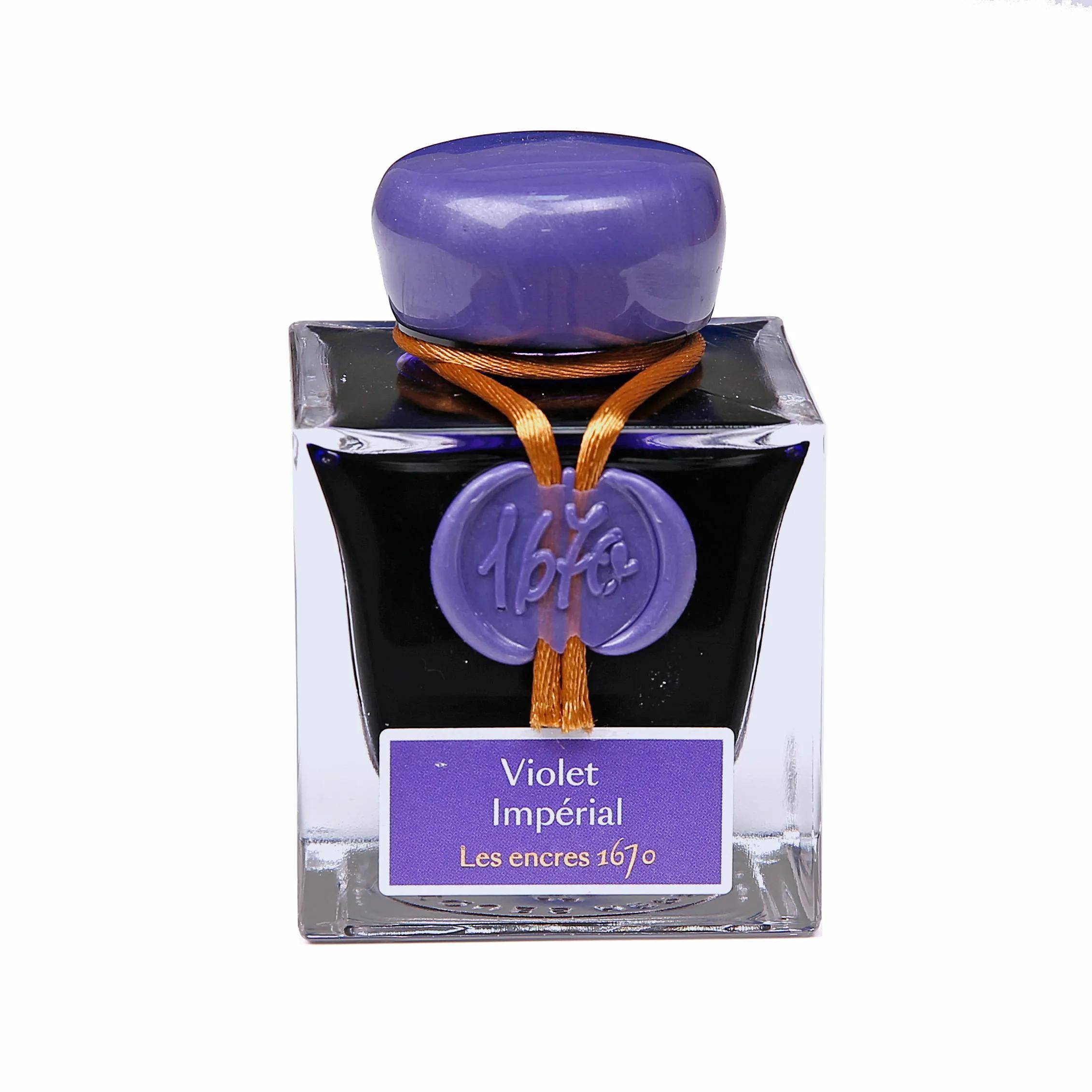 Jacques Herbin Tinte 1670 Violet Impérial, Flakon 50ml - Violet Impérial 15076JT