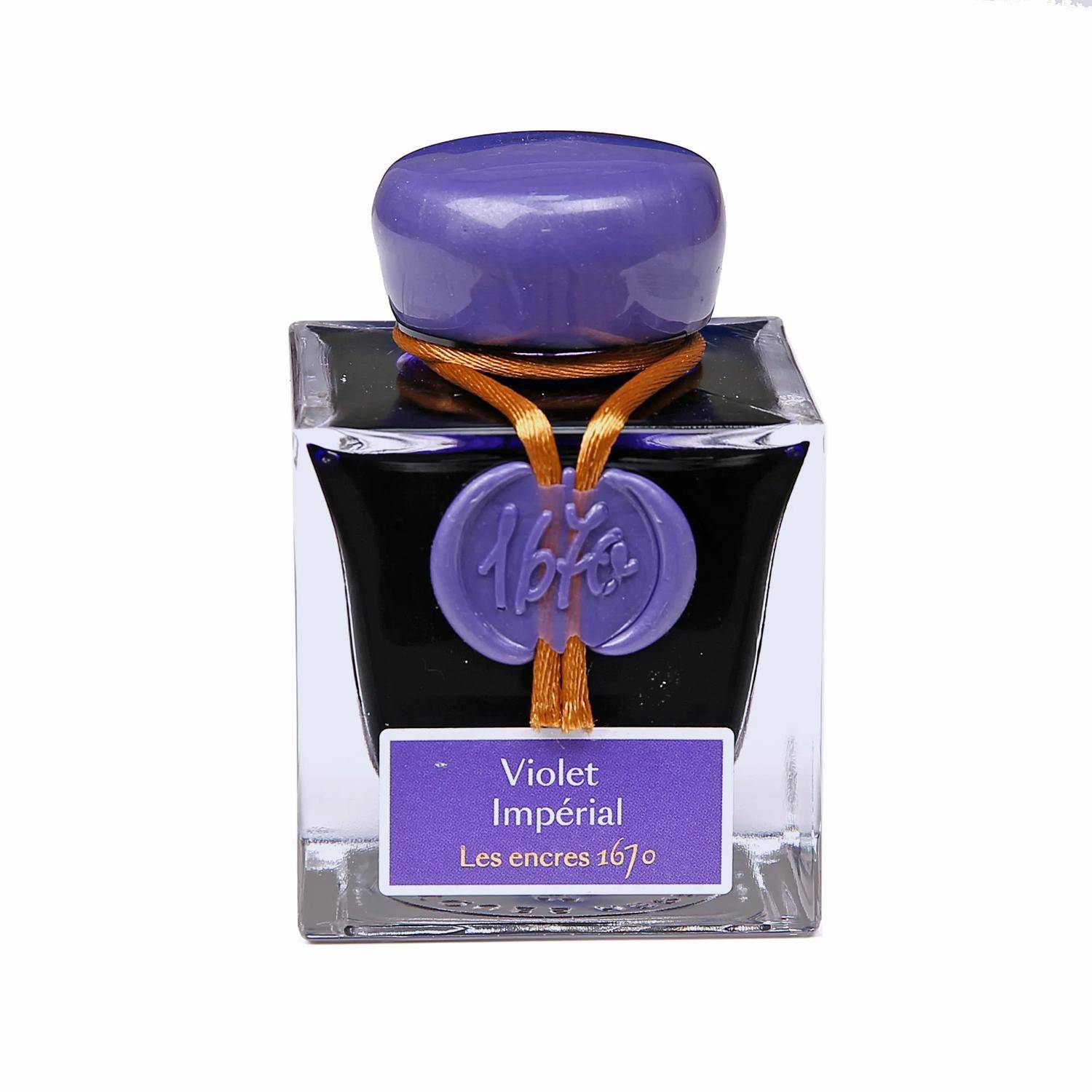 Jacques Herbin Tinte 1670 Violet Impérial, Flakon 50ml - Violet Impérial 15076JT