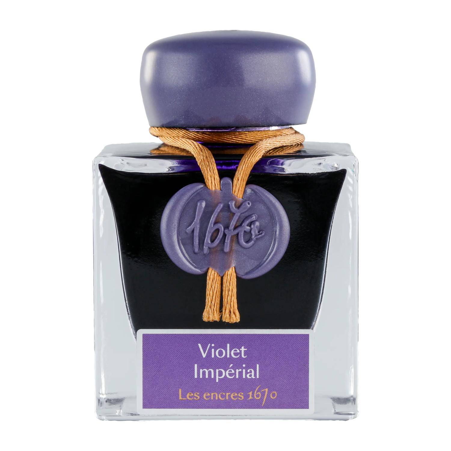 Jacques Herbin Tinte 1670 Violet Impérial, Flakon 50ml - Violet Impérial 15076JT