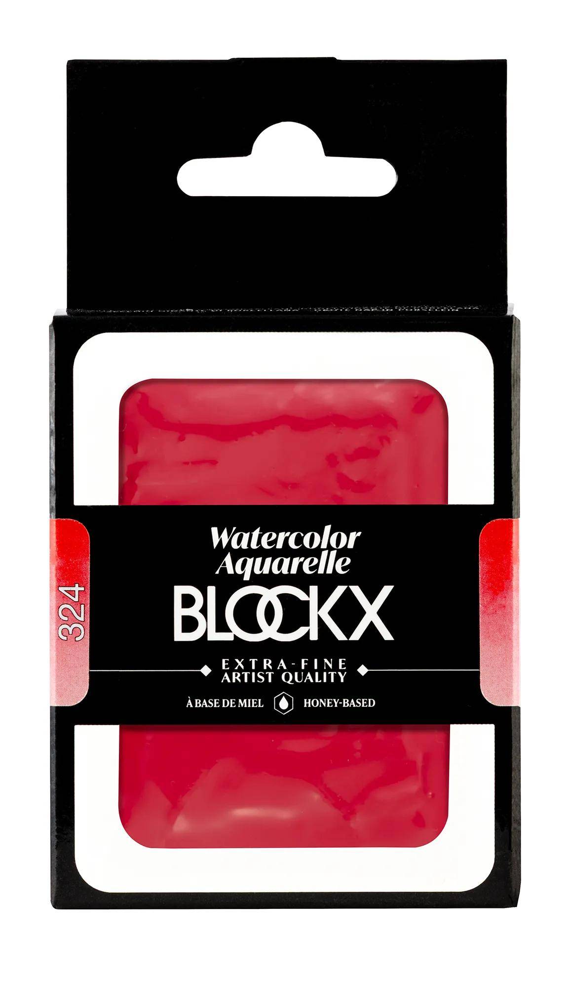 Blockx Aquarellfarbe, Rosalack - Großer Napf 18ml - Lackrosa 45324BXC