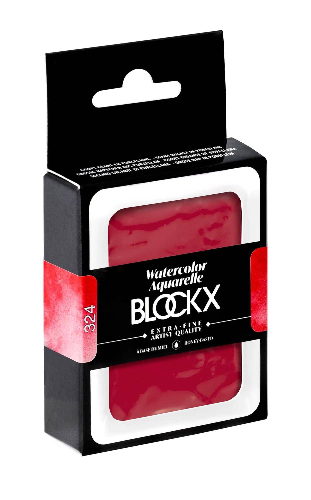Blockx Aquarellfarbe, Rosalack - Großer Napf 18ml - Lackrosa 45324BXC