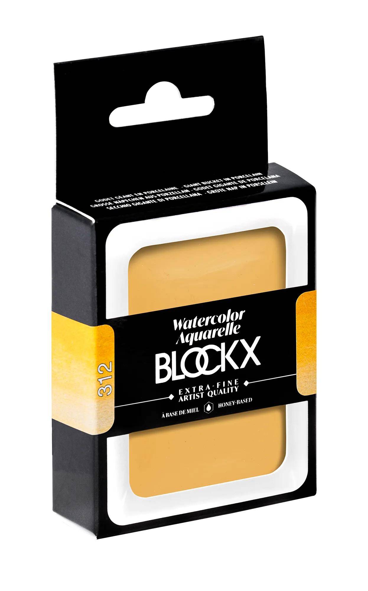 Blockx Aquarellfarbe, Kadmiumorange - Großer Napf 18ml - Kadmiumorange 45312BXC