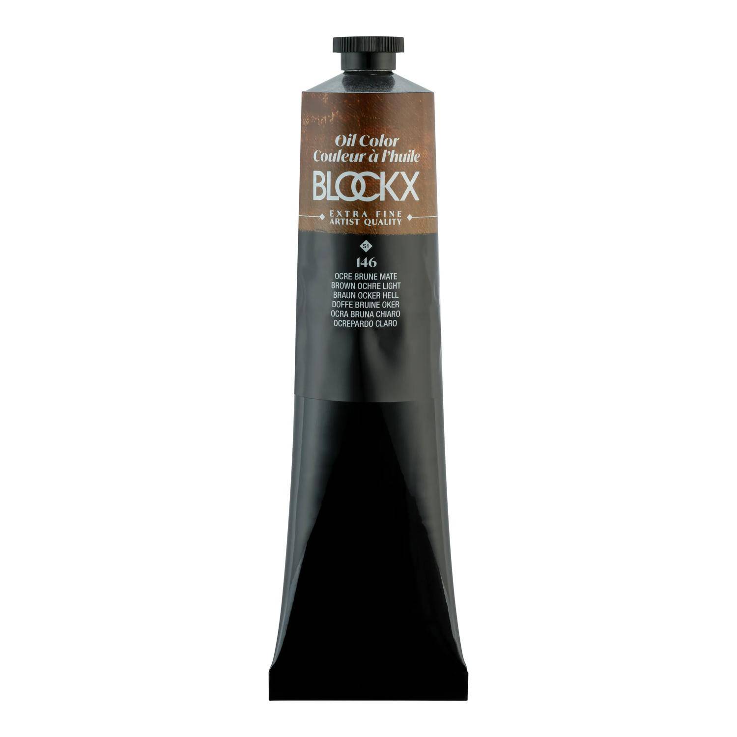 Blockx Ölfarbe, Ockerbraun hell - Tube 200ml - Ockerbraun hell 216146BXC