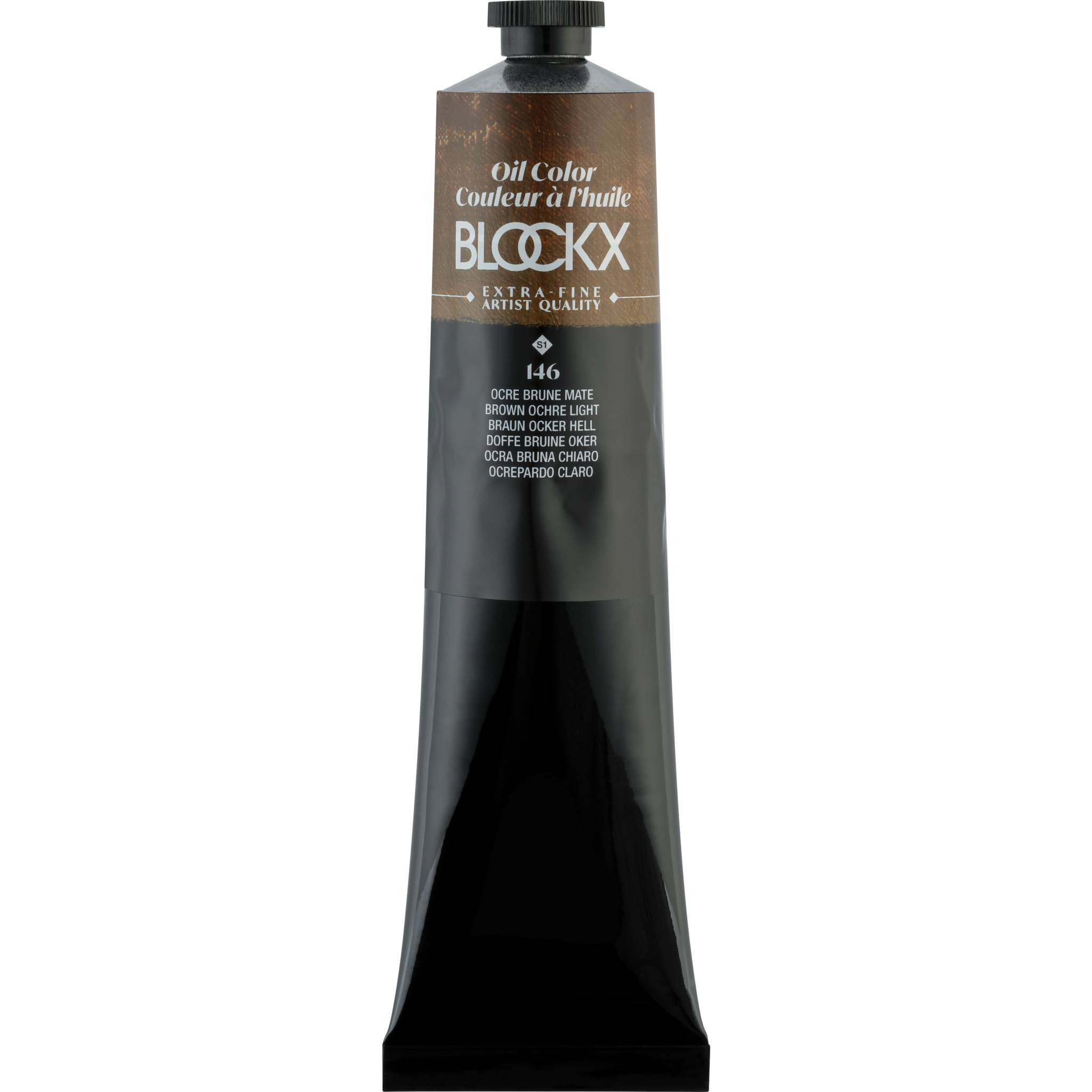 Blockx Ölfarbe, Ockerbraun hell - Tube 200ml - Ockerbraun hell 216146BXC