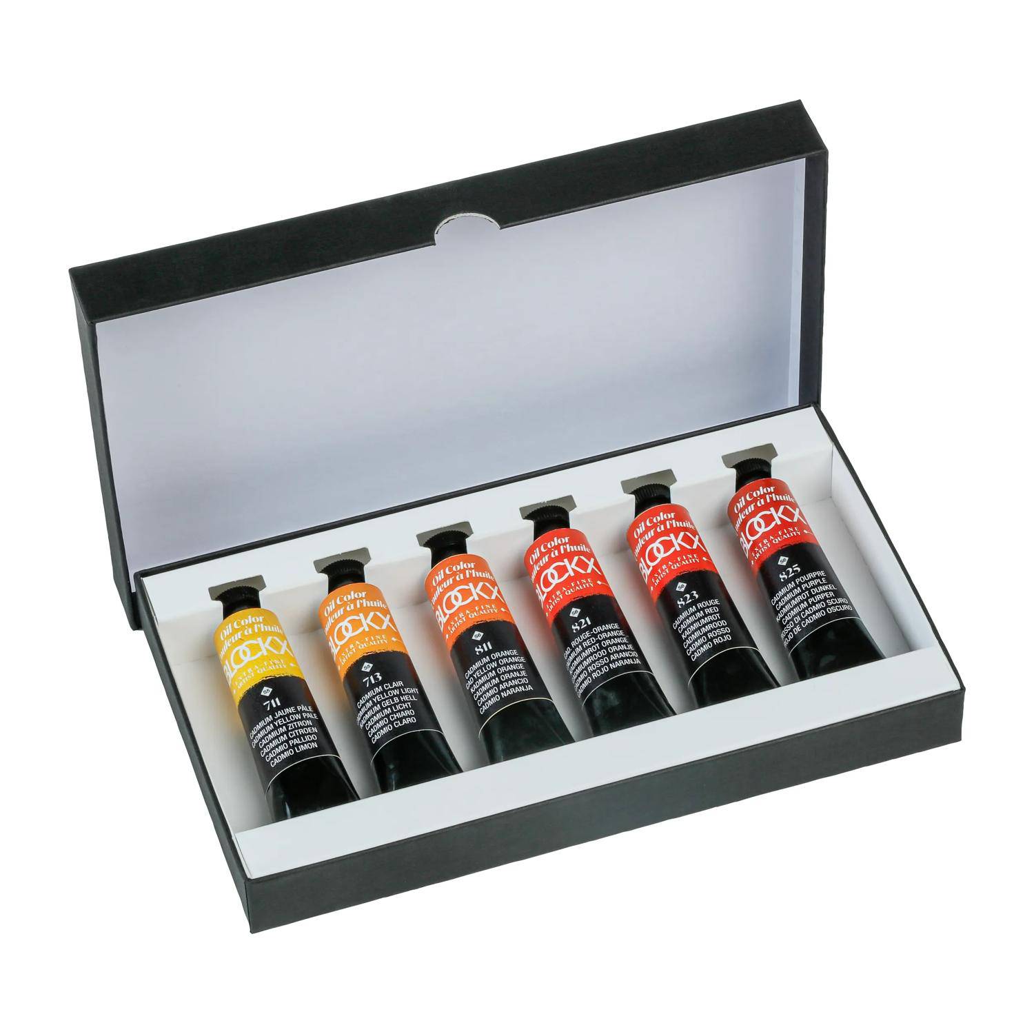 Blockx Ölfarben 6x20ml, Set Kadmiumfarbtöne 212905BXC