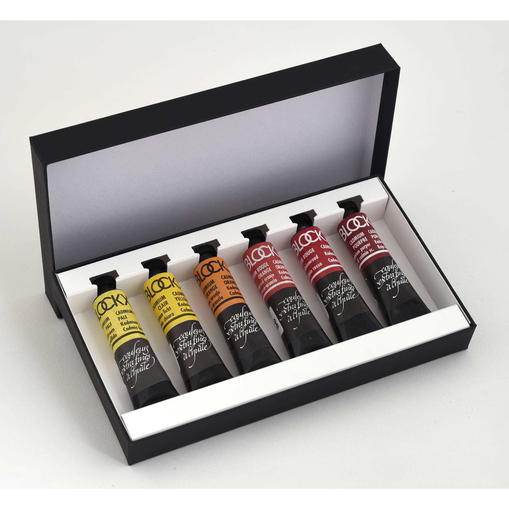 Blockx Ölfarben 6x20ml, Set Kadmiumfarbtöne 212905BXC