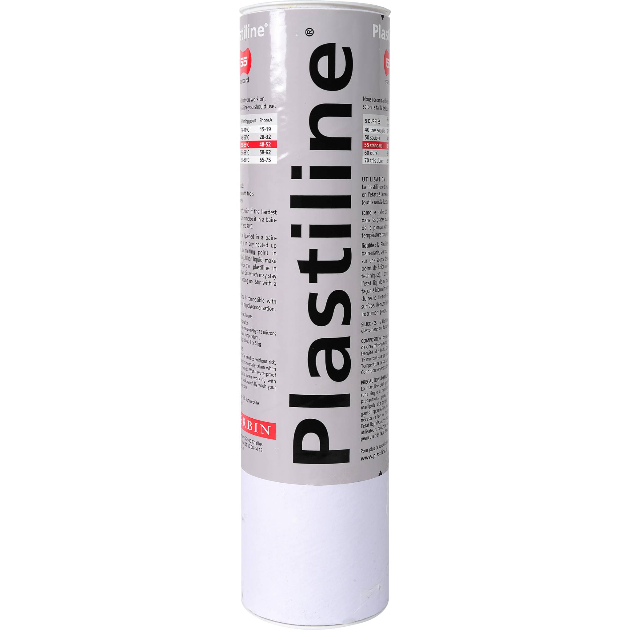 Plastiline Plastiline, 1 kg, Härtegrad 55 (medium) - Elfenbein 1155T