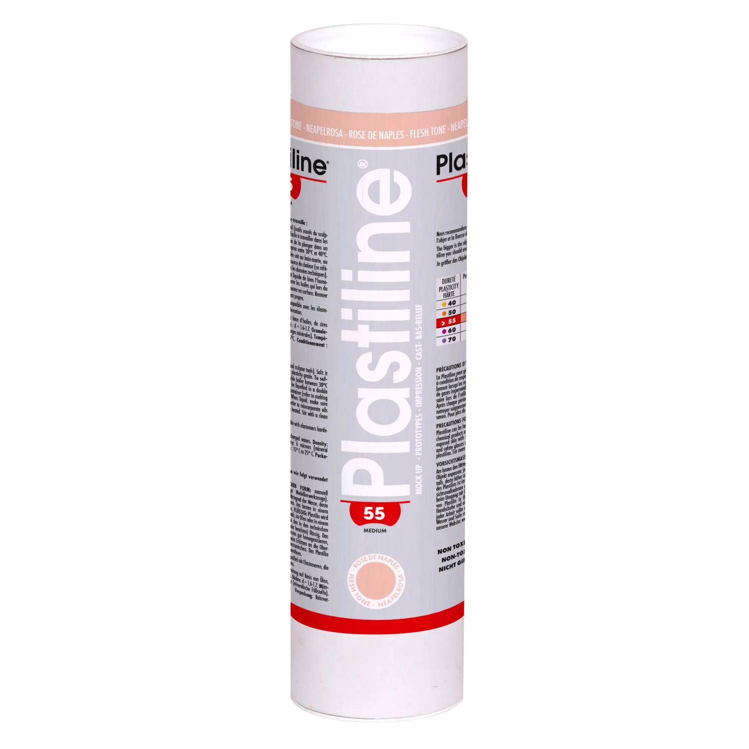 Plastiline Plastiline, 1 kg, Härtegrad 55 (medium) - Neapelrosa 1255T