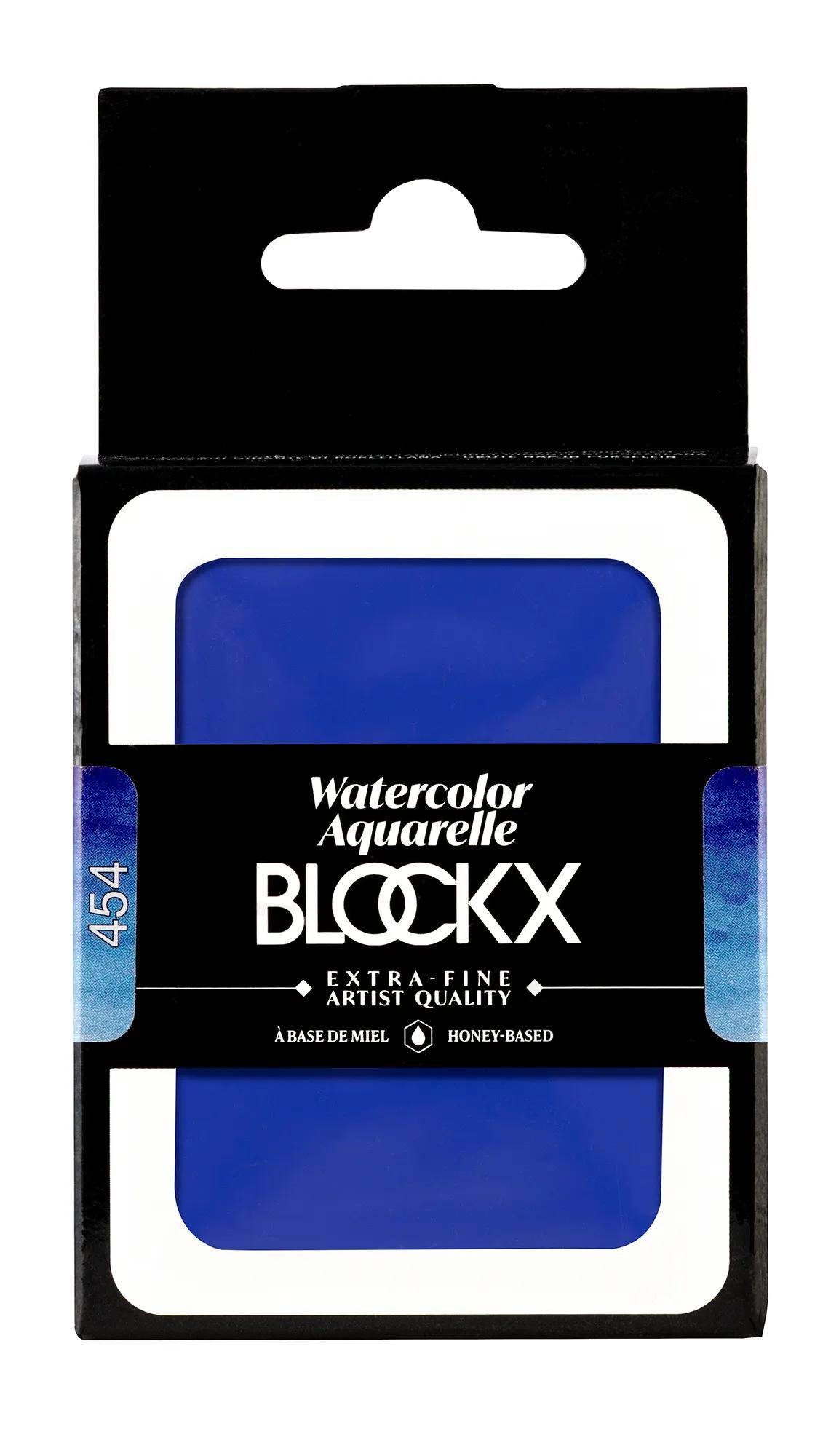 Blockx Aquarellfarbe, Cyanblau - Großer Napf 18ml - Blau Cyanine 45454BXC