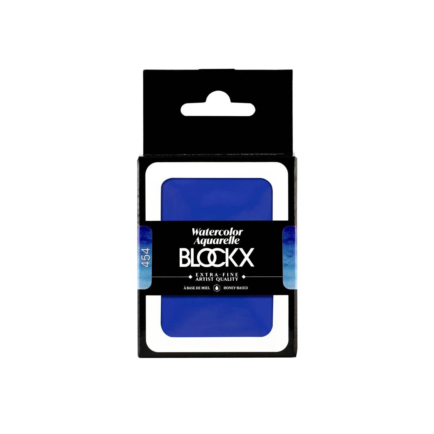 Blockx Aquarellfarbe, Cyanblau - Großer Napf 18ml - Blau Cyanine 45454BXC