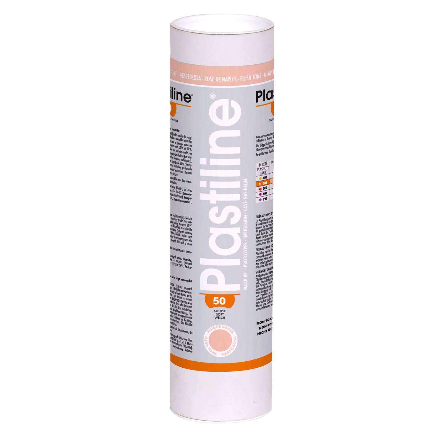Plastiline Plastiline, 1 kg, Härtegrad 50 (weich) - Neapelrosa 1250T