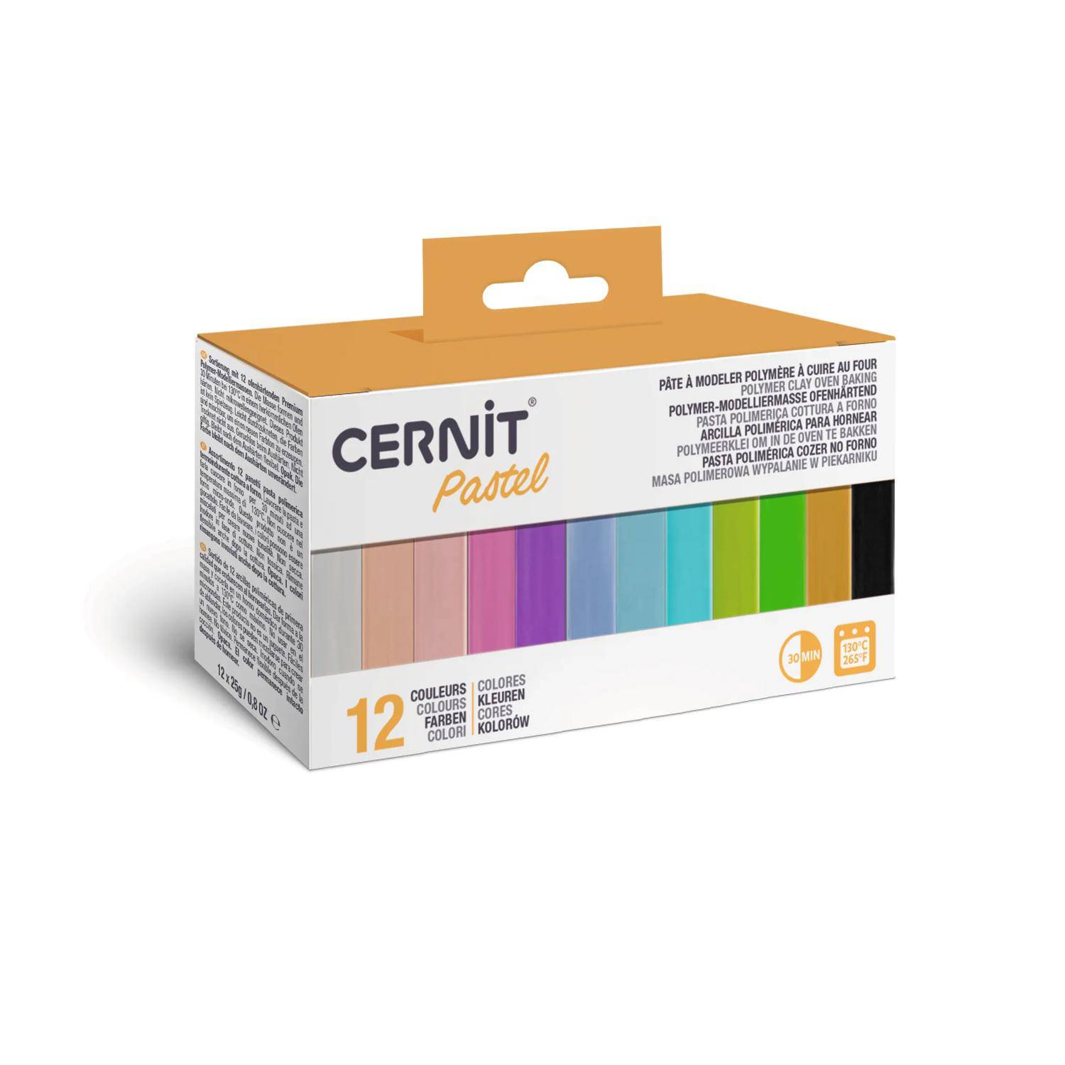 Cernit Sortiment Pastellfarben - Mehrfarbig CEASS002C