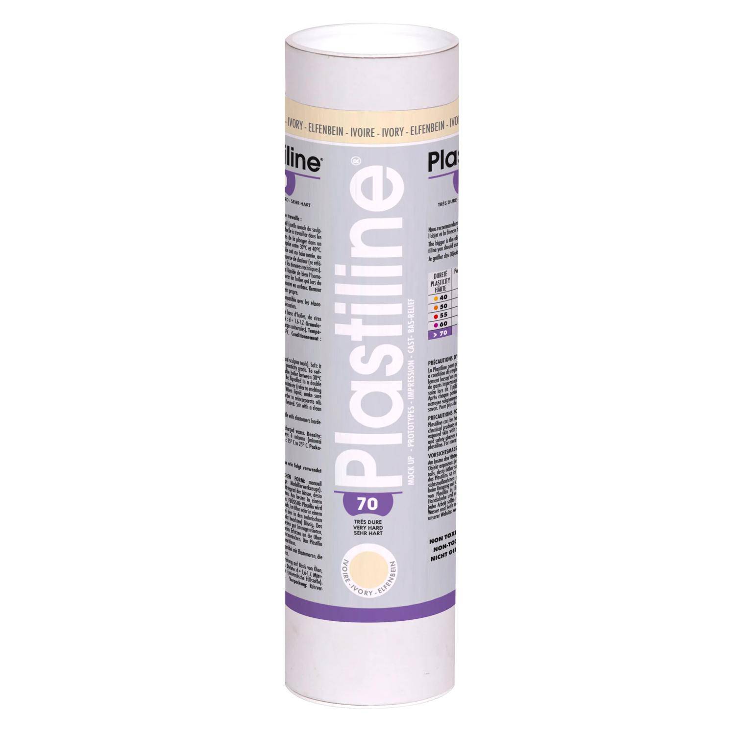 Plastiline Plastiline, 1 kg, Härtegrad 70 (sehr hart) - Elfenbein 1170T