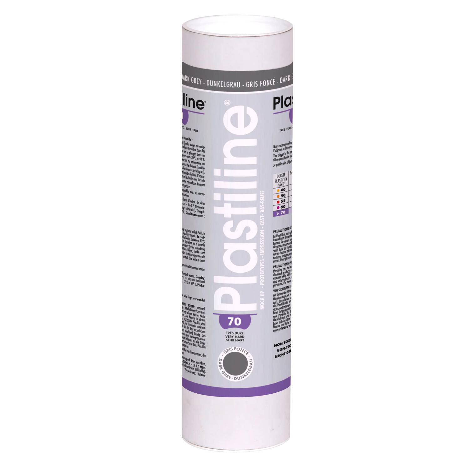 Plastiline Plastiline, 1 kg, Härtegrad 70 (sehr hart) - Grau 1770T