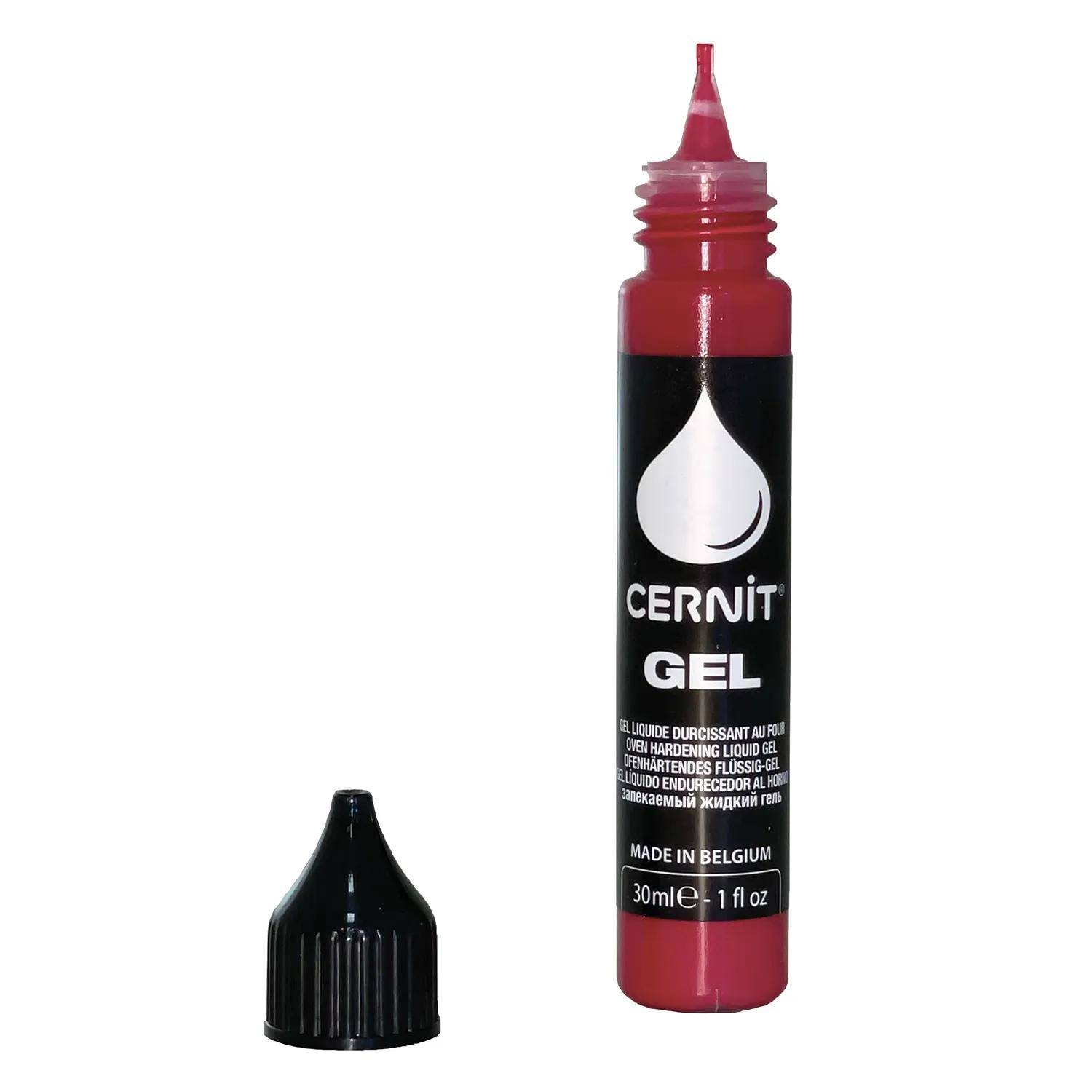 Cernit 6x Gel 30ml, Rot - Rot CE1500030400C