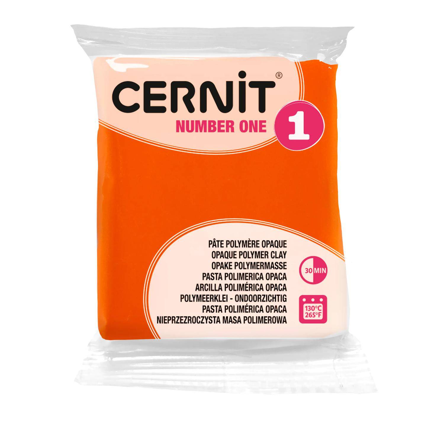 Cernit 6x Number One 56g, Orange - Orange CE0900056752C