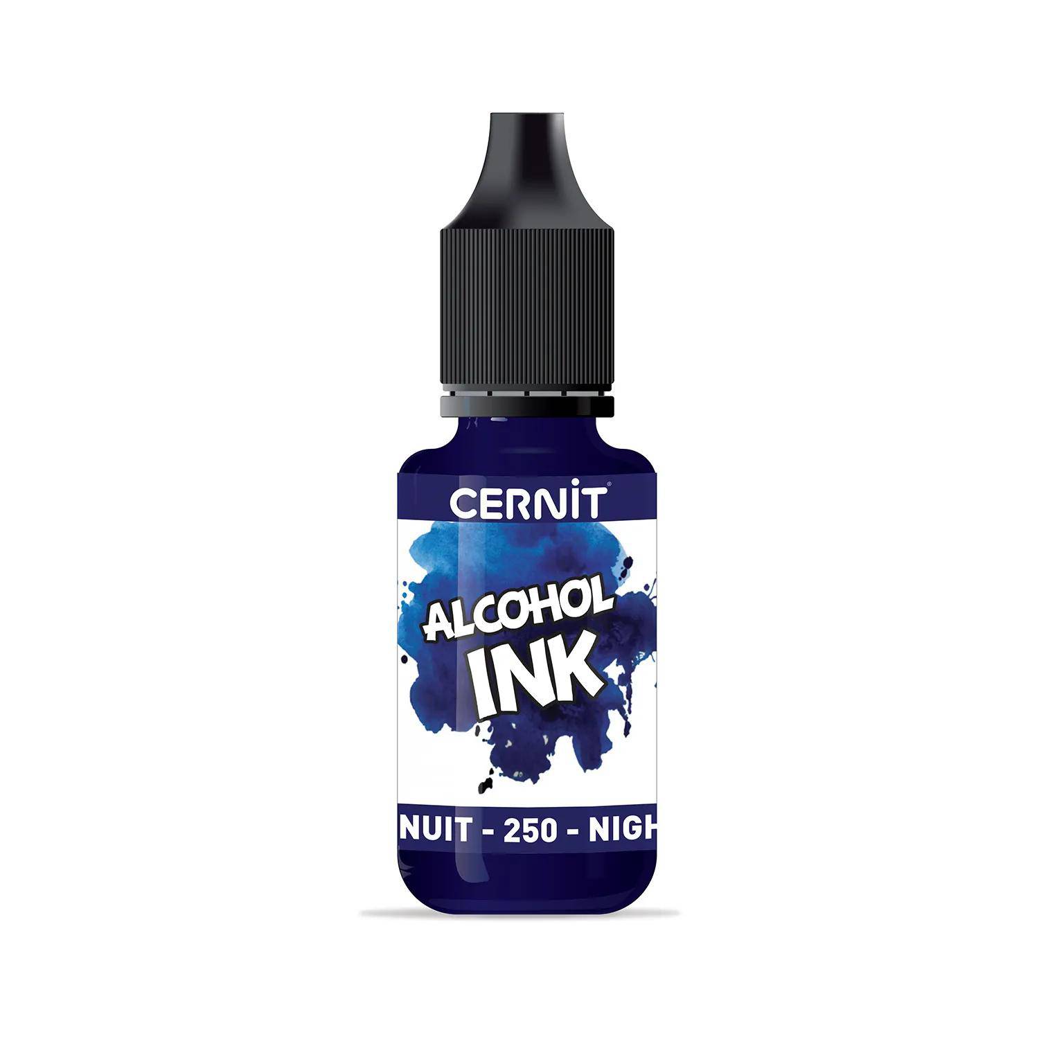 Cernit 6x Alkoholtinte 20ml, Nachtblau - Mitternachtsblau CE2000020250C