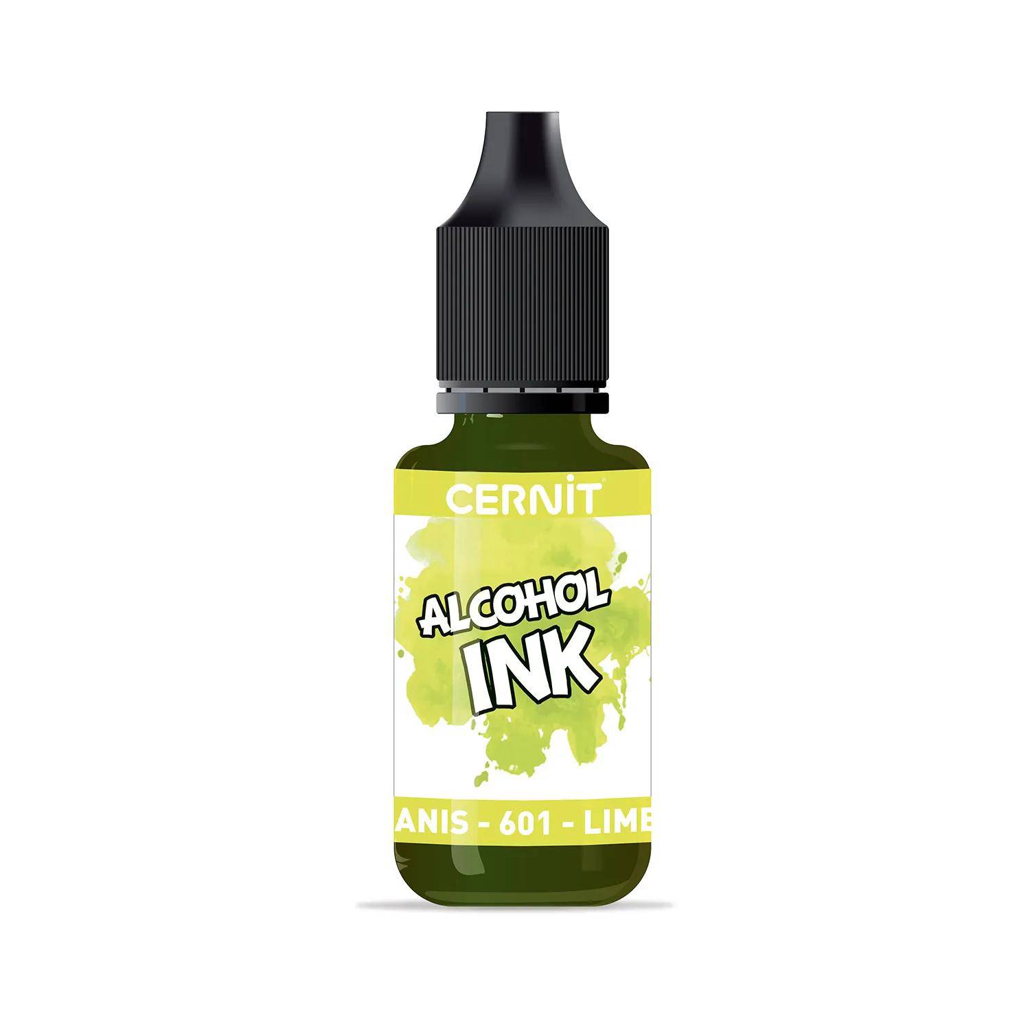 Cernit 6x Alkoholtinte 20ml, Anisgrün - Zitrusgrün CE2000020601C