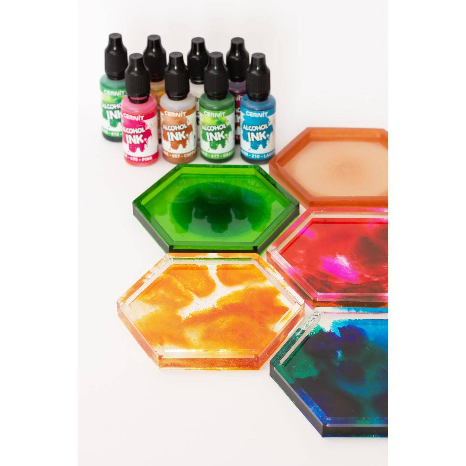 Cernit 6x Alkoholtinte 20ml, Anisgrün - Zitrusgrün CE2000020601C