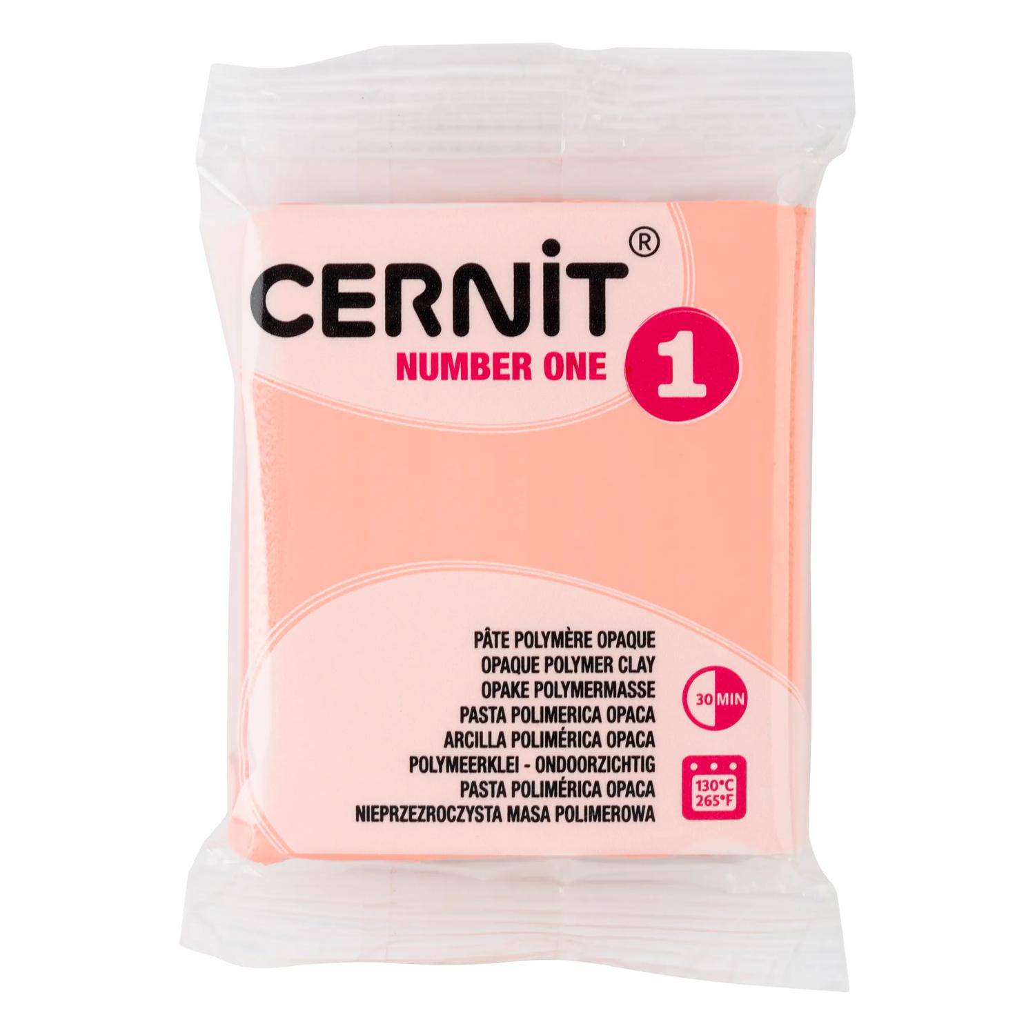 Cernit 6x Number One, Polymer-Modelliermasse, 56g, Orange CE0900056761C