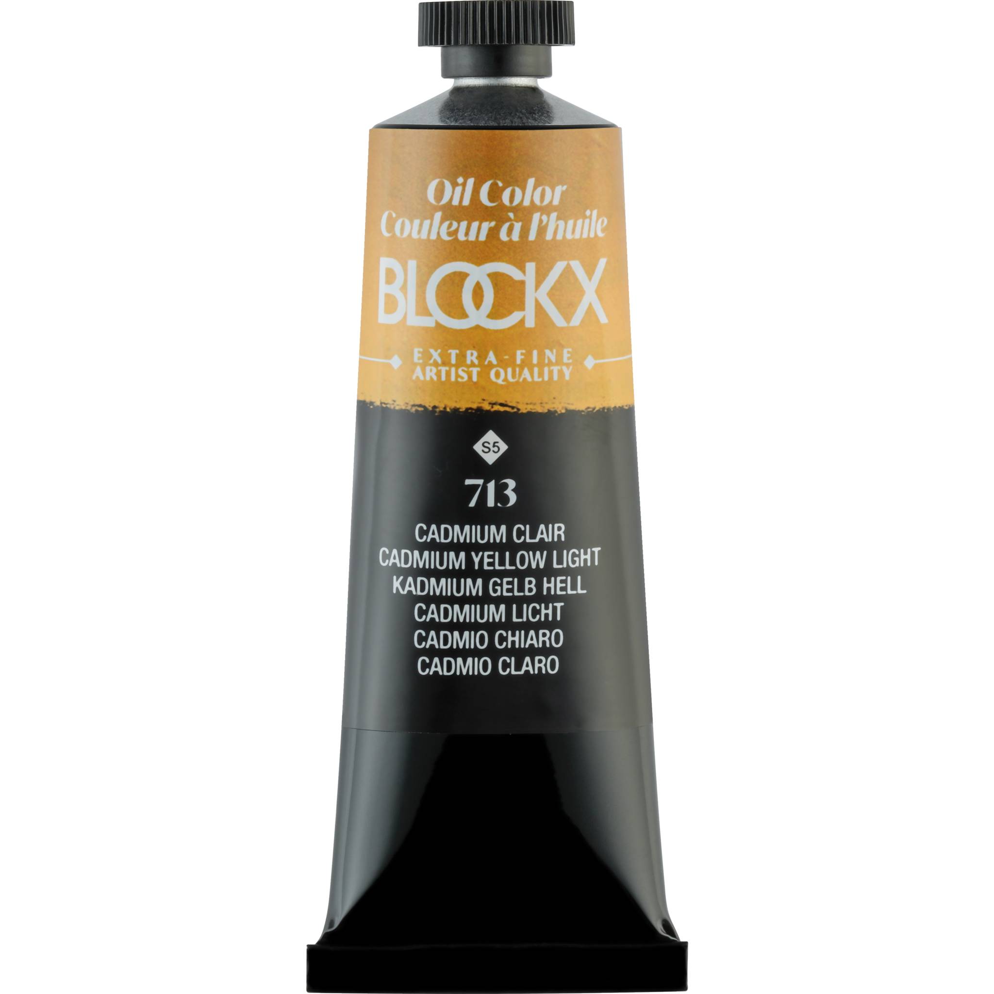 Blockx 3x Ölfarbe, Kadmiumgelb hell - Tube 35ml - Kadmium hell 213713BXC