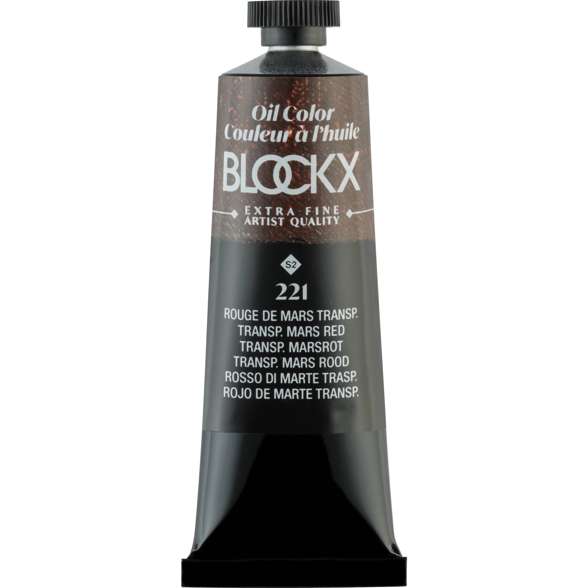Blockx 3x Ölfarbe, Marsrot transparent Tube 35ml Marsrot transparent 213221BXC
